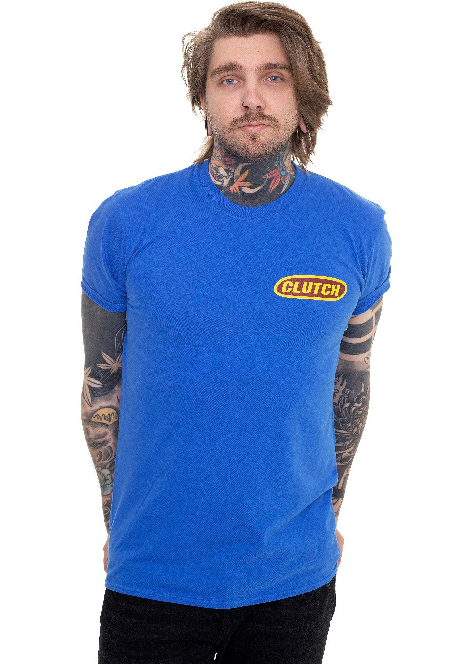 Clutch - Classic Logo Blue - T-Shirt | Men-Image