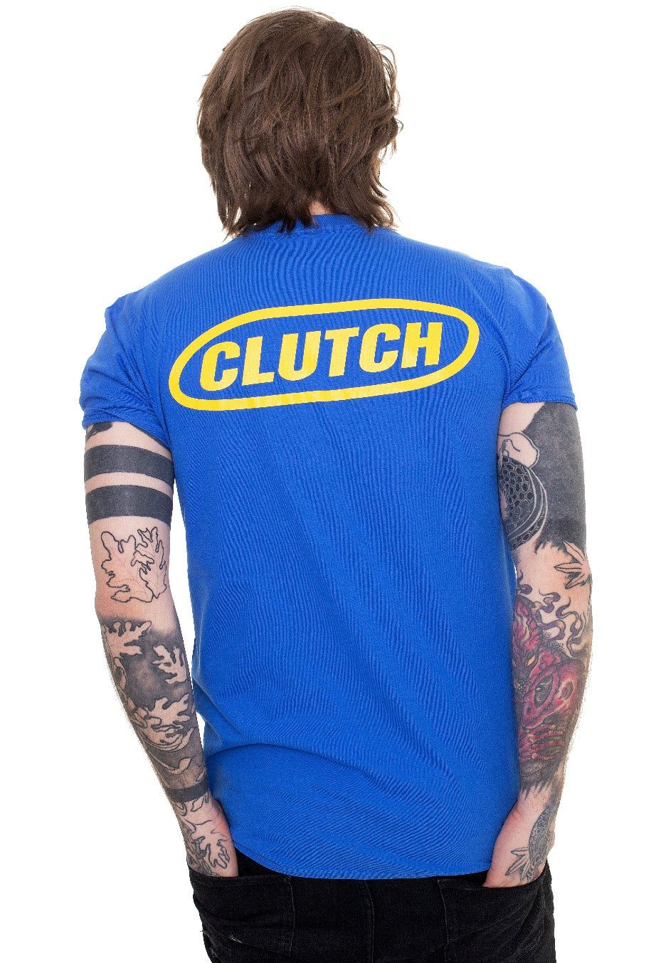 Clutch - Classic Logo Blue - T-Shirt | Men-Image