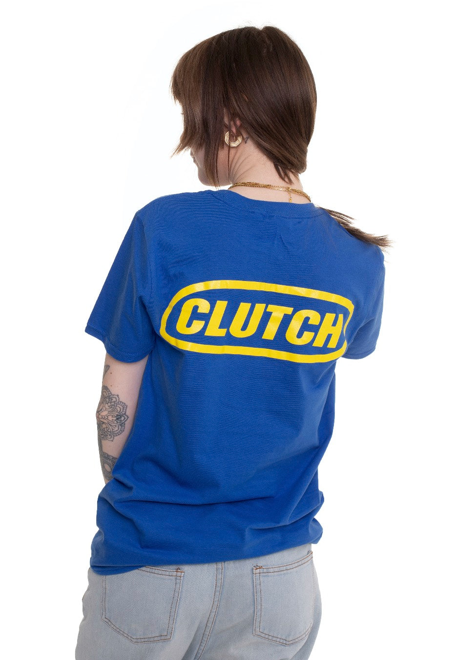 Clutch - Classic Logo Blue - T-Shirt | Women-Image