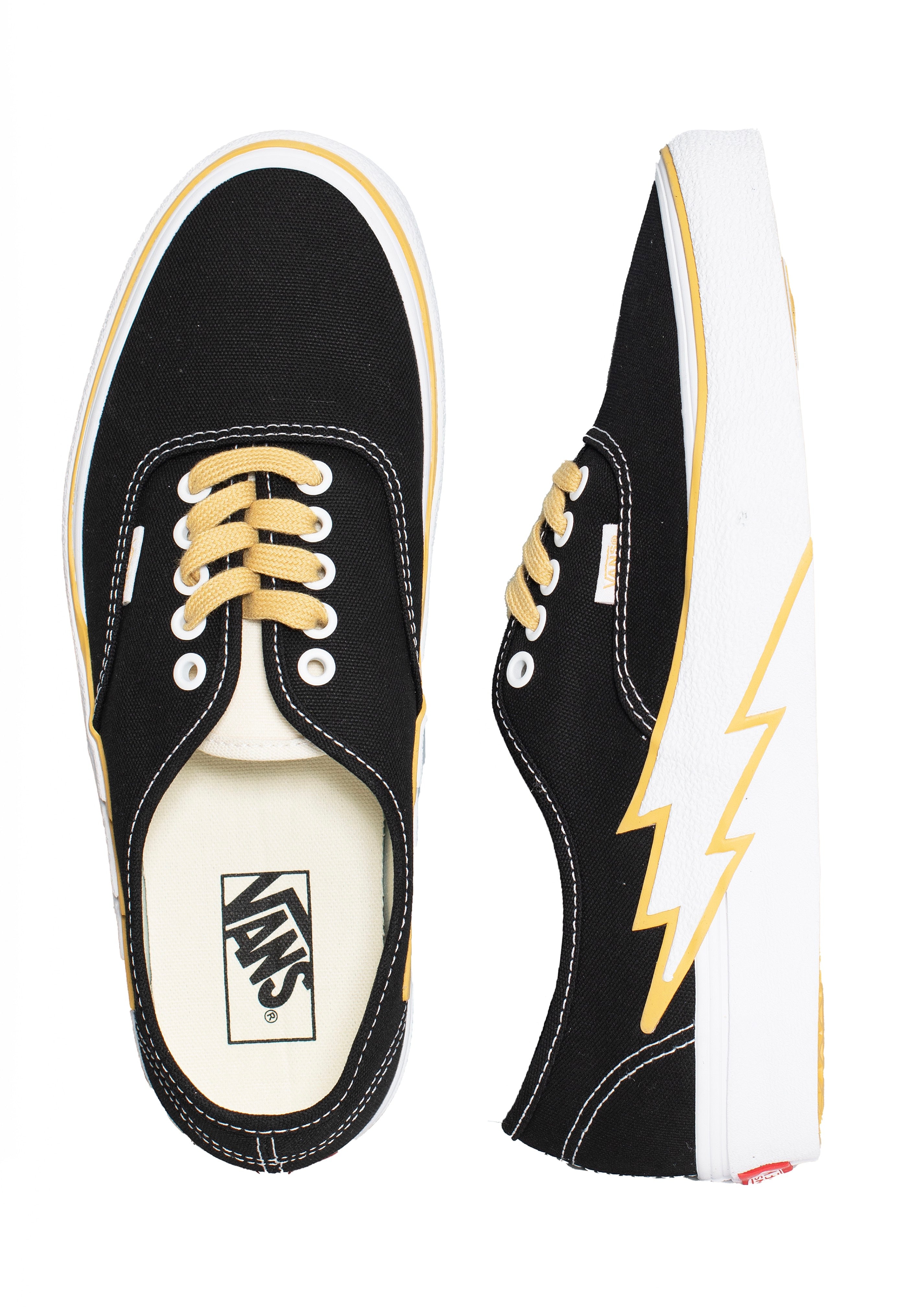 Vans - Authentic Bolt Black/Yellow - Shoes | Men-Image