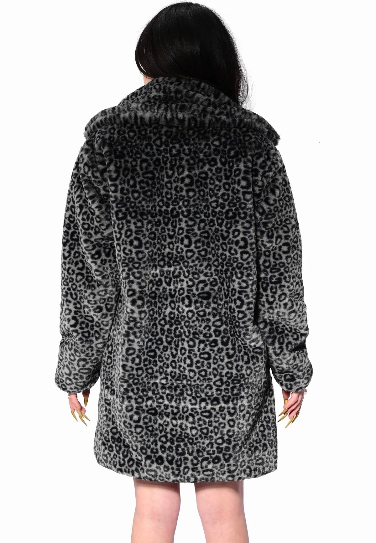 Foxblood - Charli Leopard Grey - Jacket | Women-Image