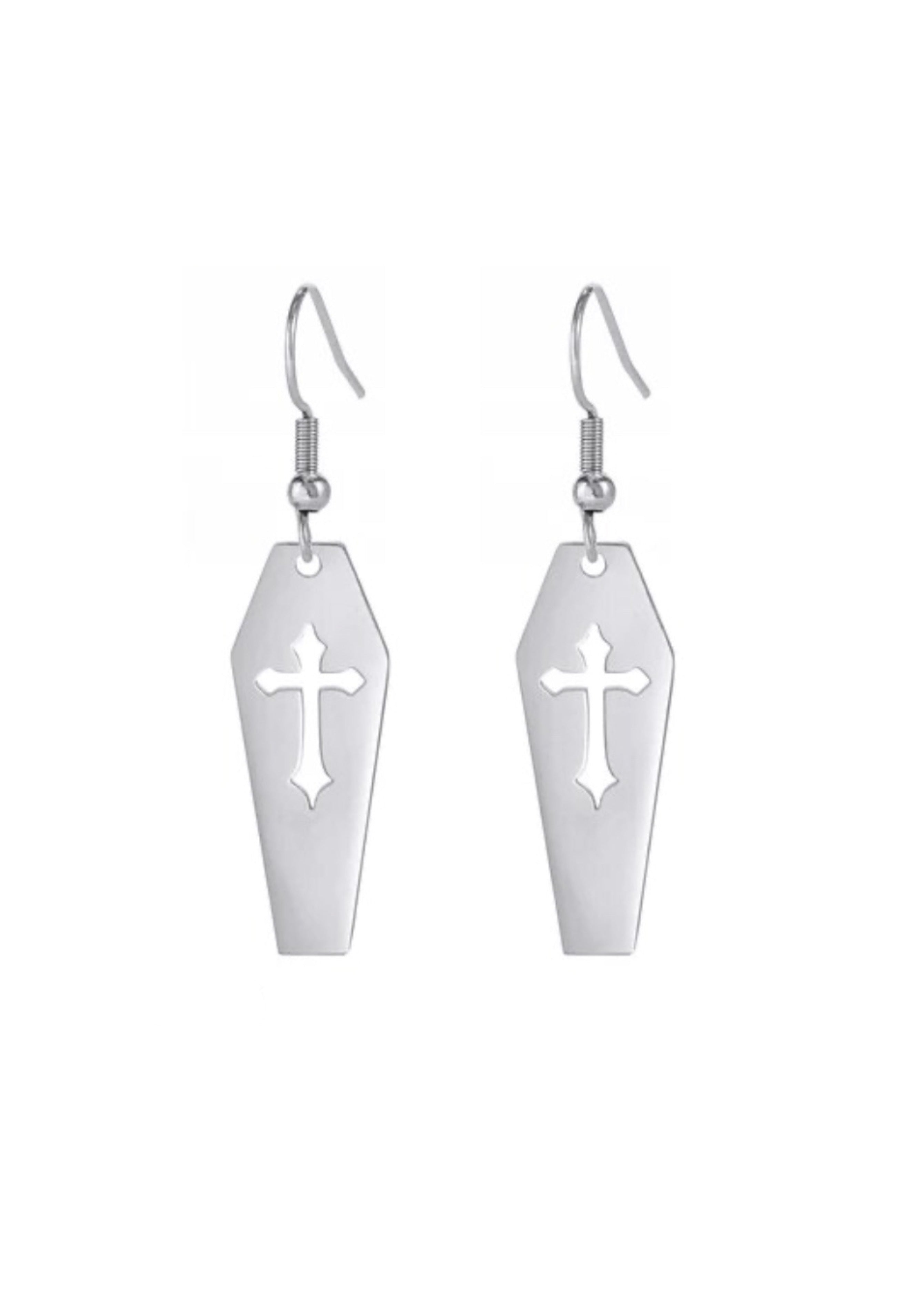 Easure - Coffin - Earrings | Neutral-Image