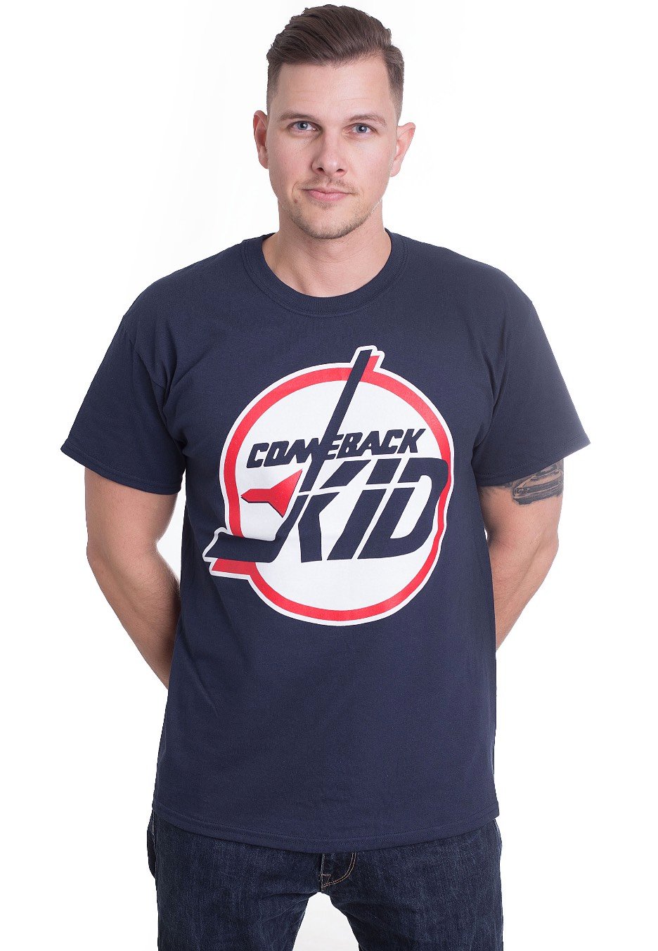 Comeback Kid - Circle Navy - T-Shirt | Men-Image