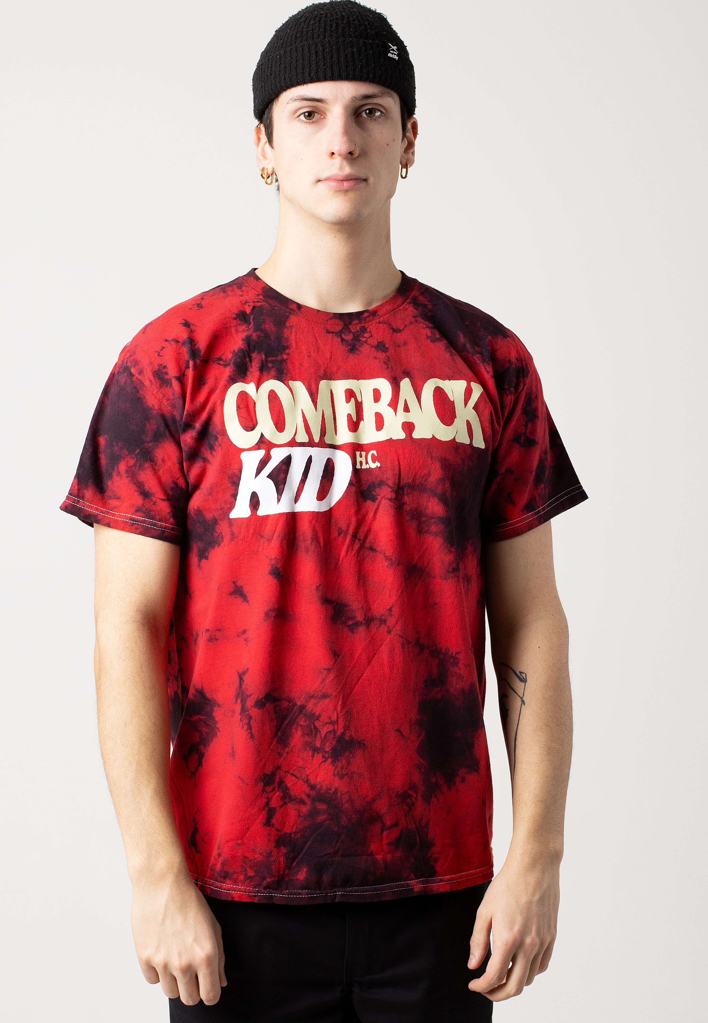 Comeback Kid - Worldwide Red/Black Tie Dye - T-Shirt | Men-Image