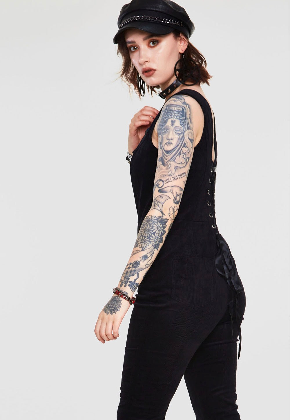 Jawbreaker - Cord Progression Flare Black - Jumpsuit | Women-Image