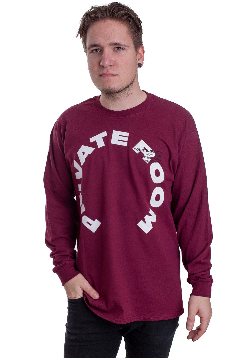 Counterparts - Private Room Maroon - Longsleeve | Men-Image