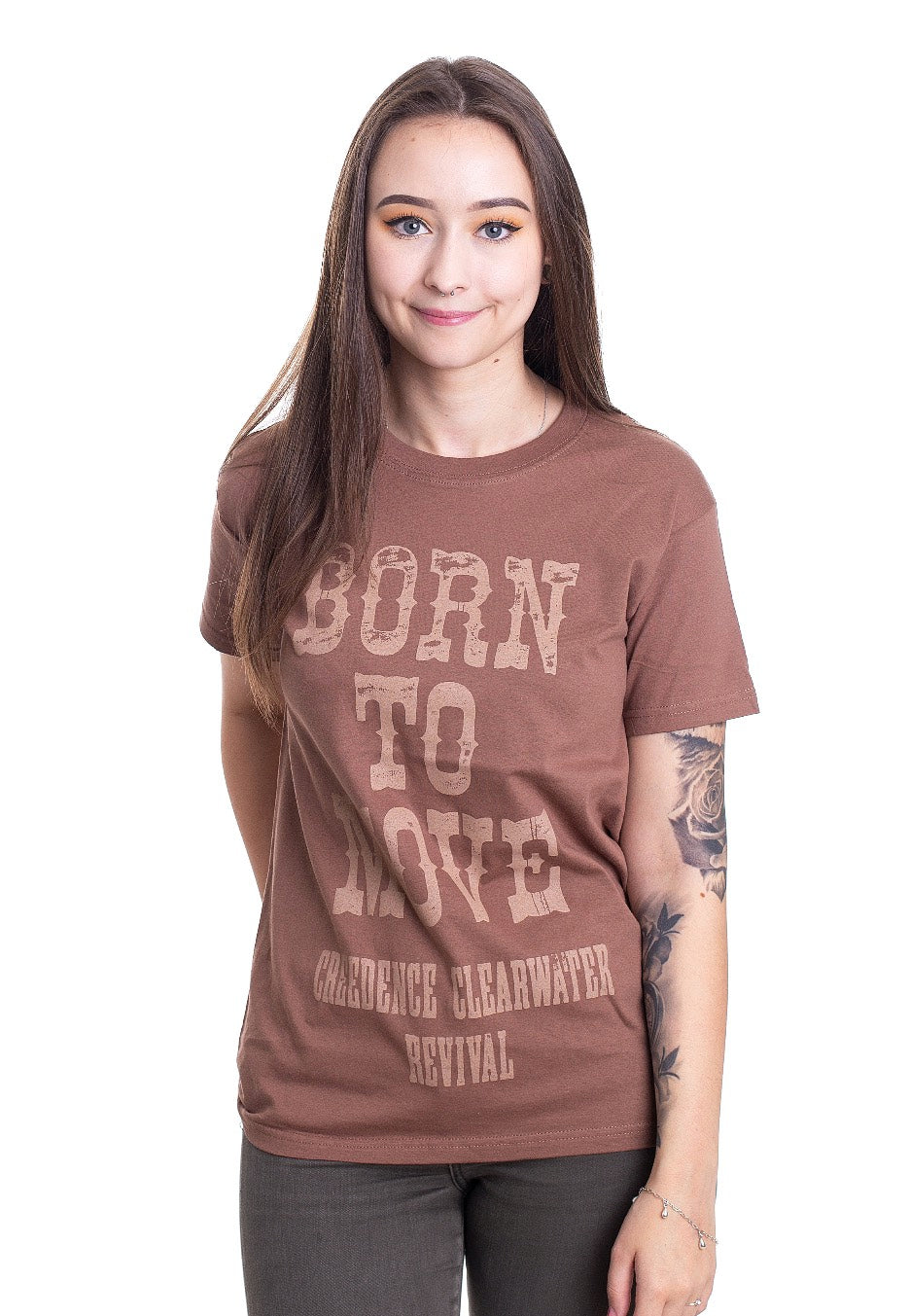 Creedence Clearwater Revival - Born To Move Brown - T-Shirt | Women-Image