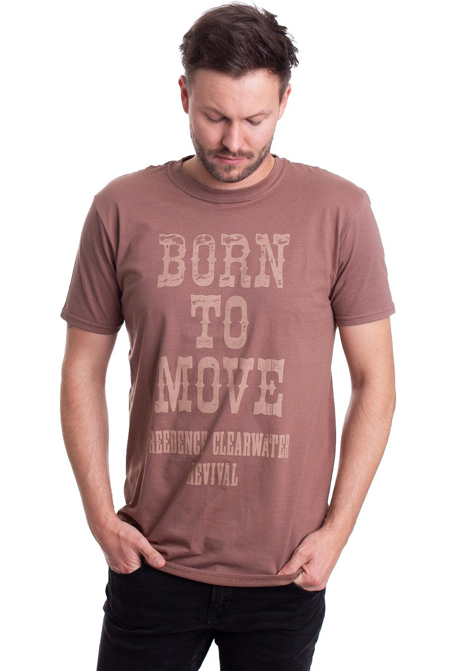 Creedence Clearwater Revival - Born To Move Brown - T-Shirt | Men-Image