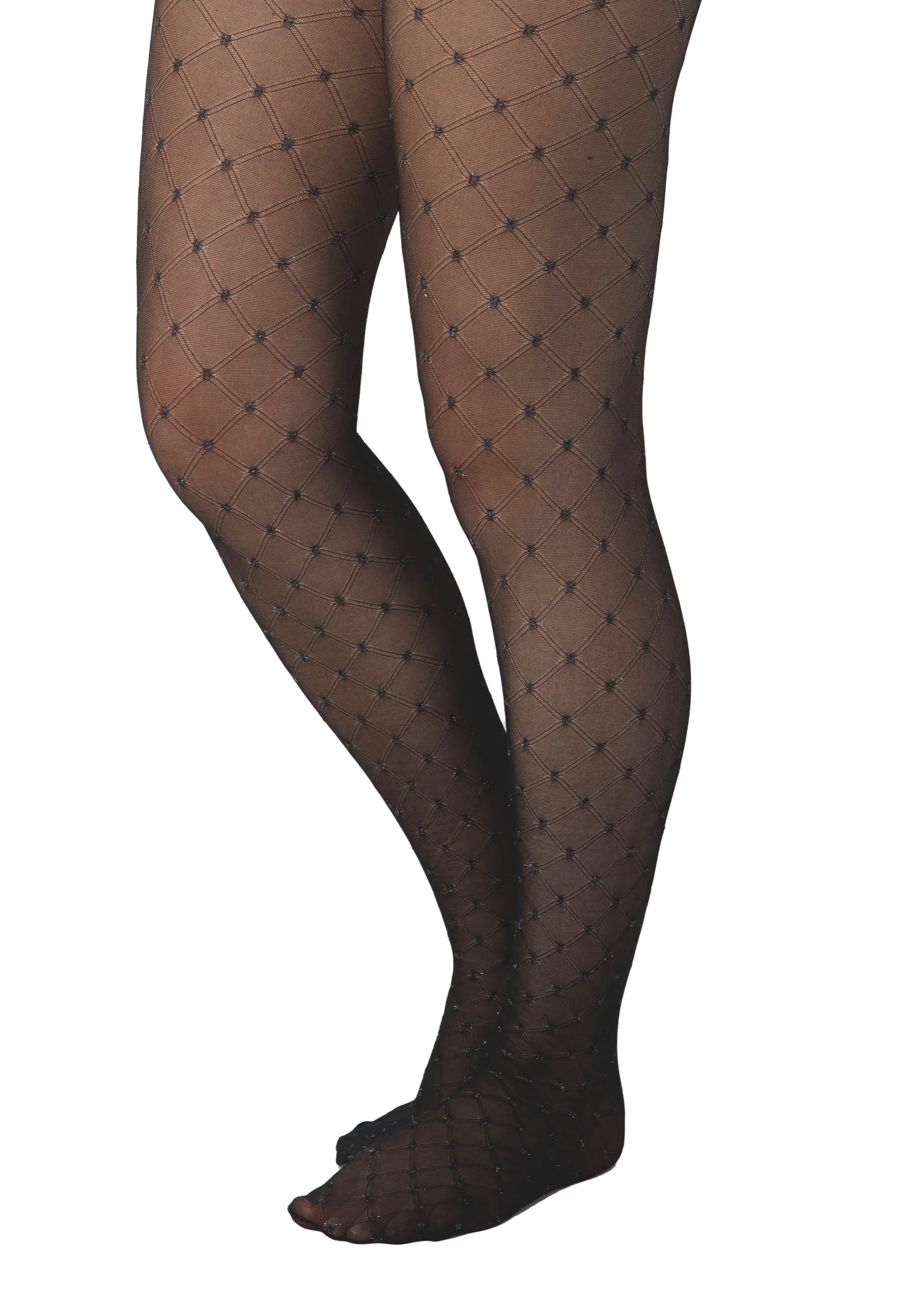 Pamela Mann - Criss-Cross Glitter Spot - Tights | Women-Image