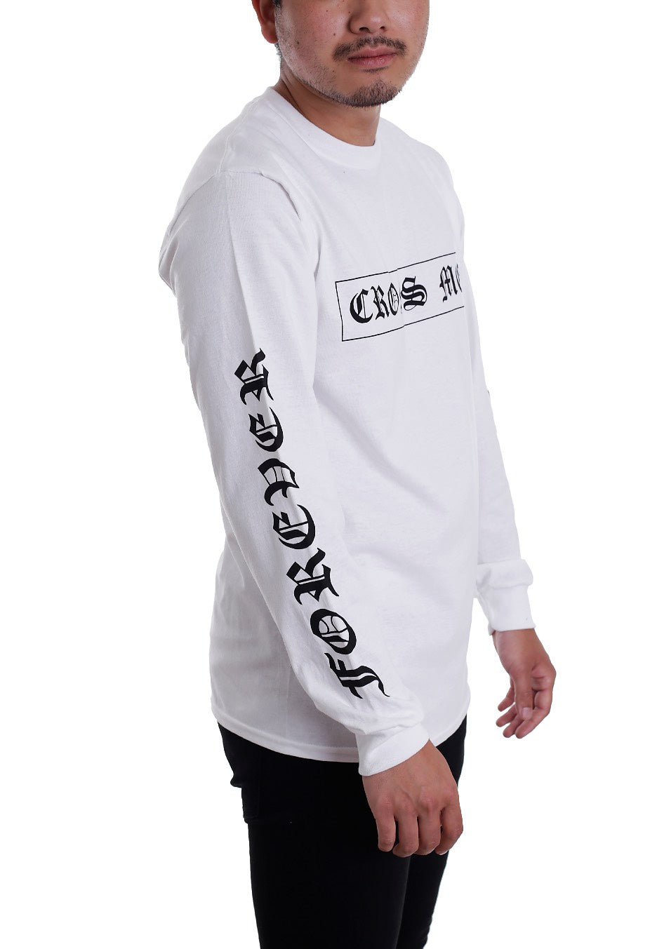 Cross Me - Feeling Numb White - Longsleeve | Men-Image