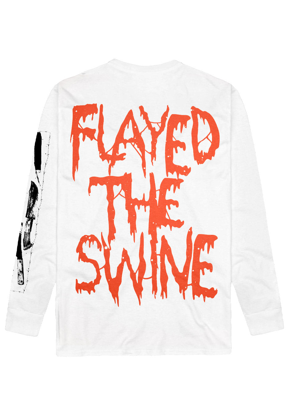 Cryptopsy - Flayed the Swine White - Longsleeve | Neutral-Image