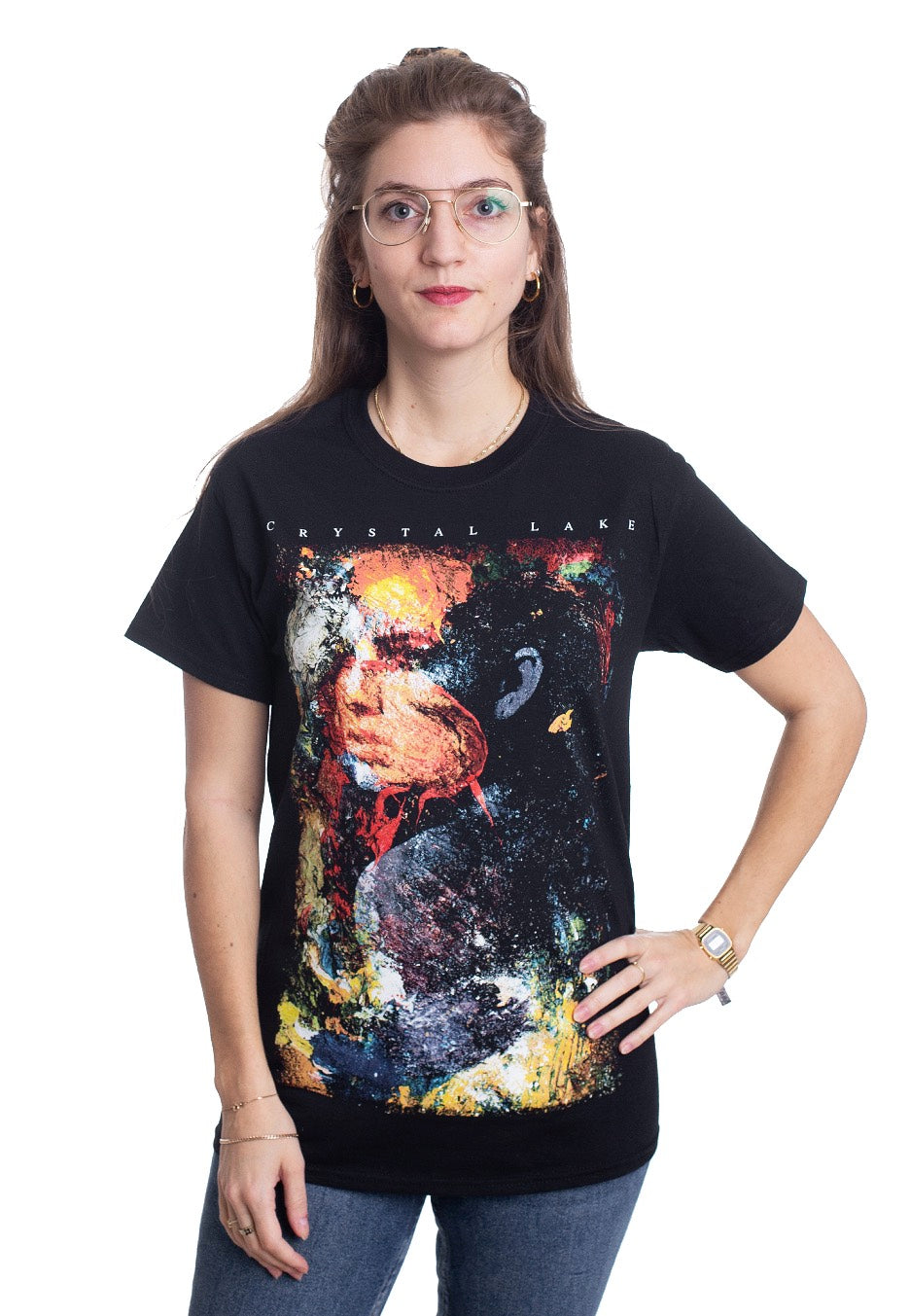 Crystal Lake - Painted Woman - T-Shirt | Women-Image