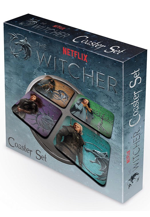 The Witcher - Legendary Set Of 4 - Coaster | Neutral-Image