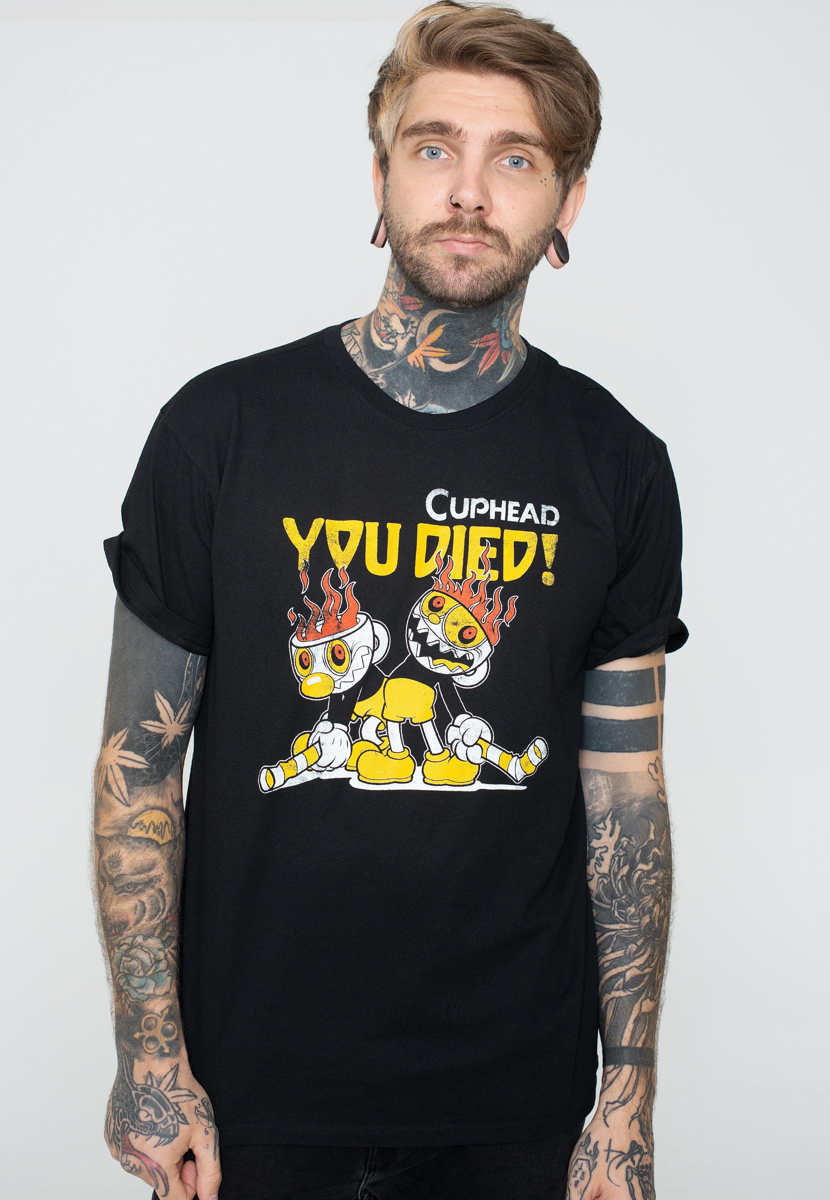 Cuphead - Bad Ending - T-Shirt | Men-Image