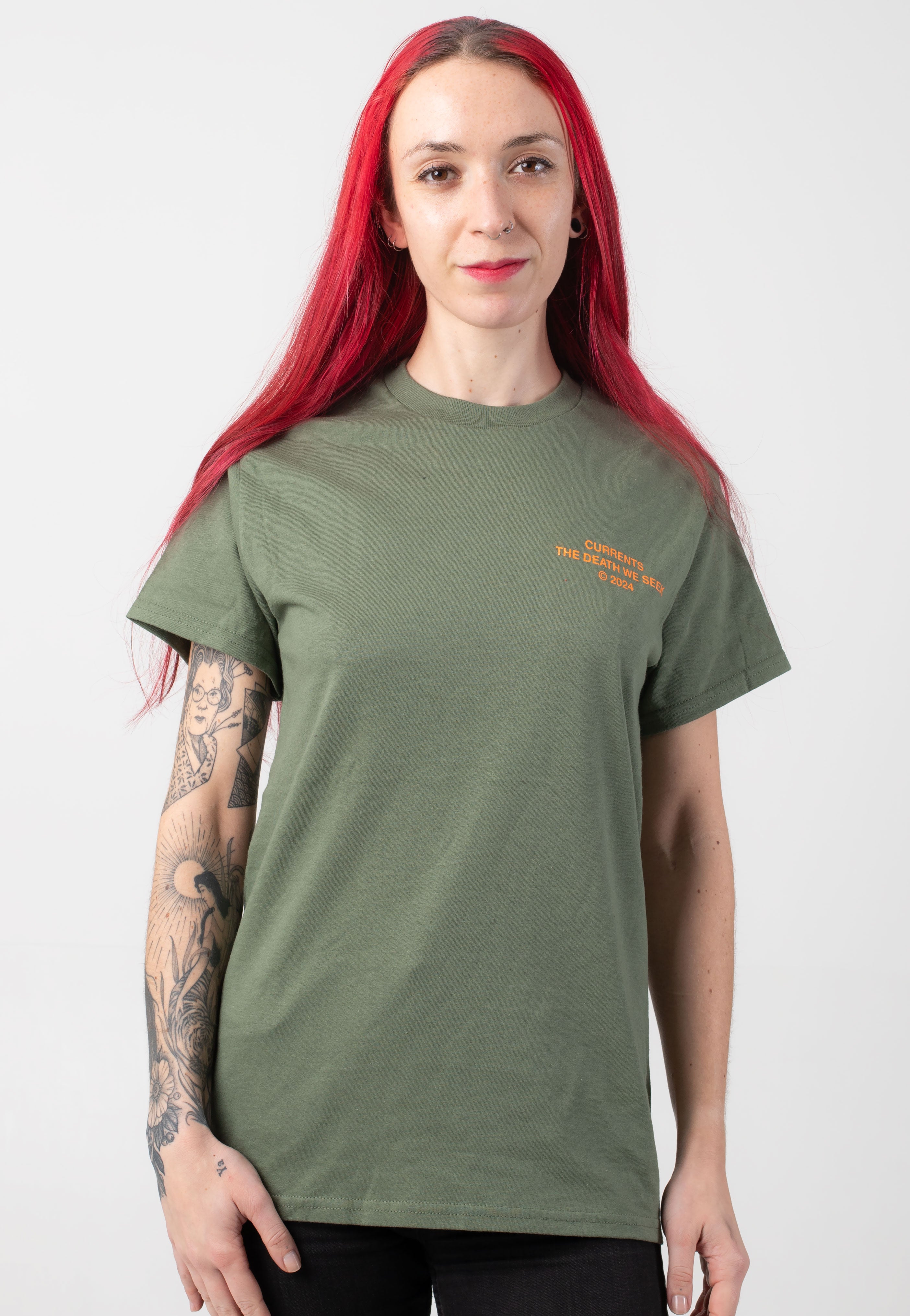 Currents - Crown Moon Military Green - T-Shirt | Women-Image