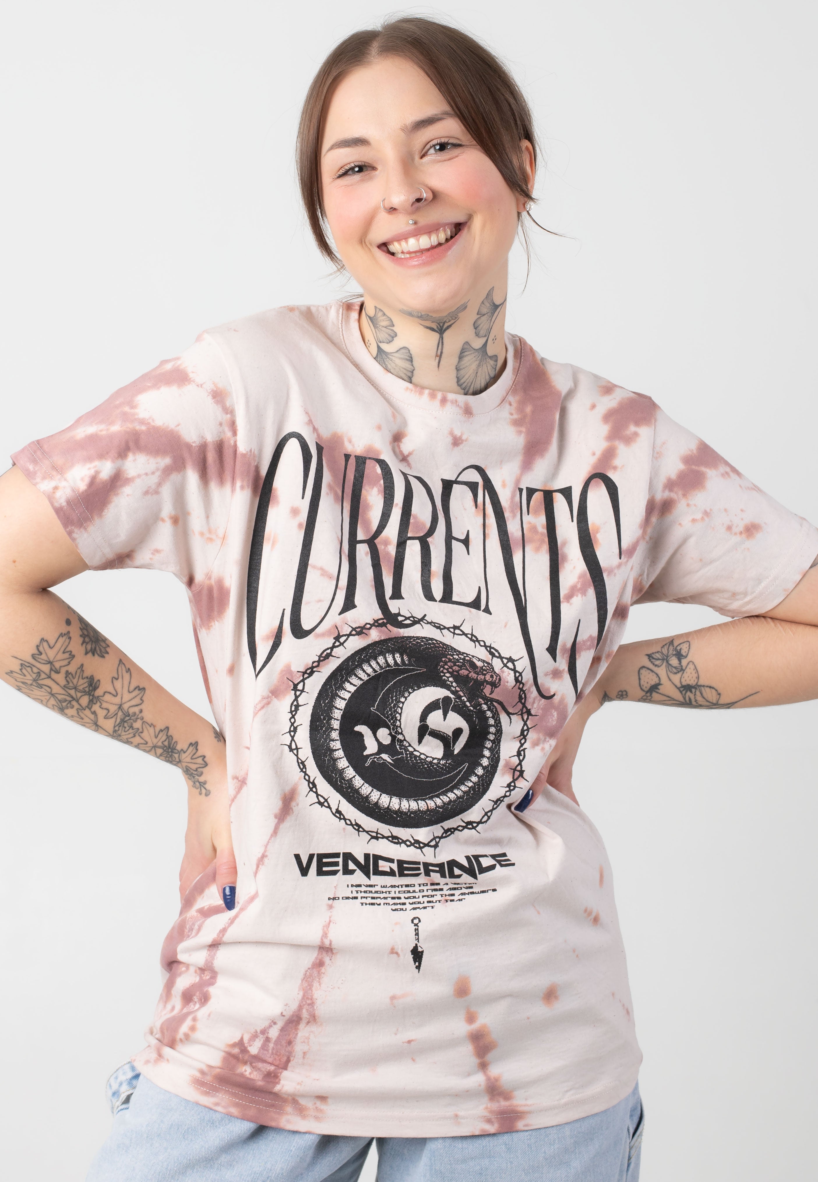 Currents - Vengeance Cream Tie Dye - T-Shirt | Women-Image