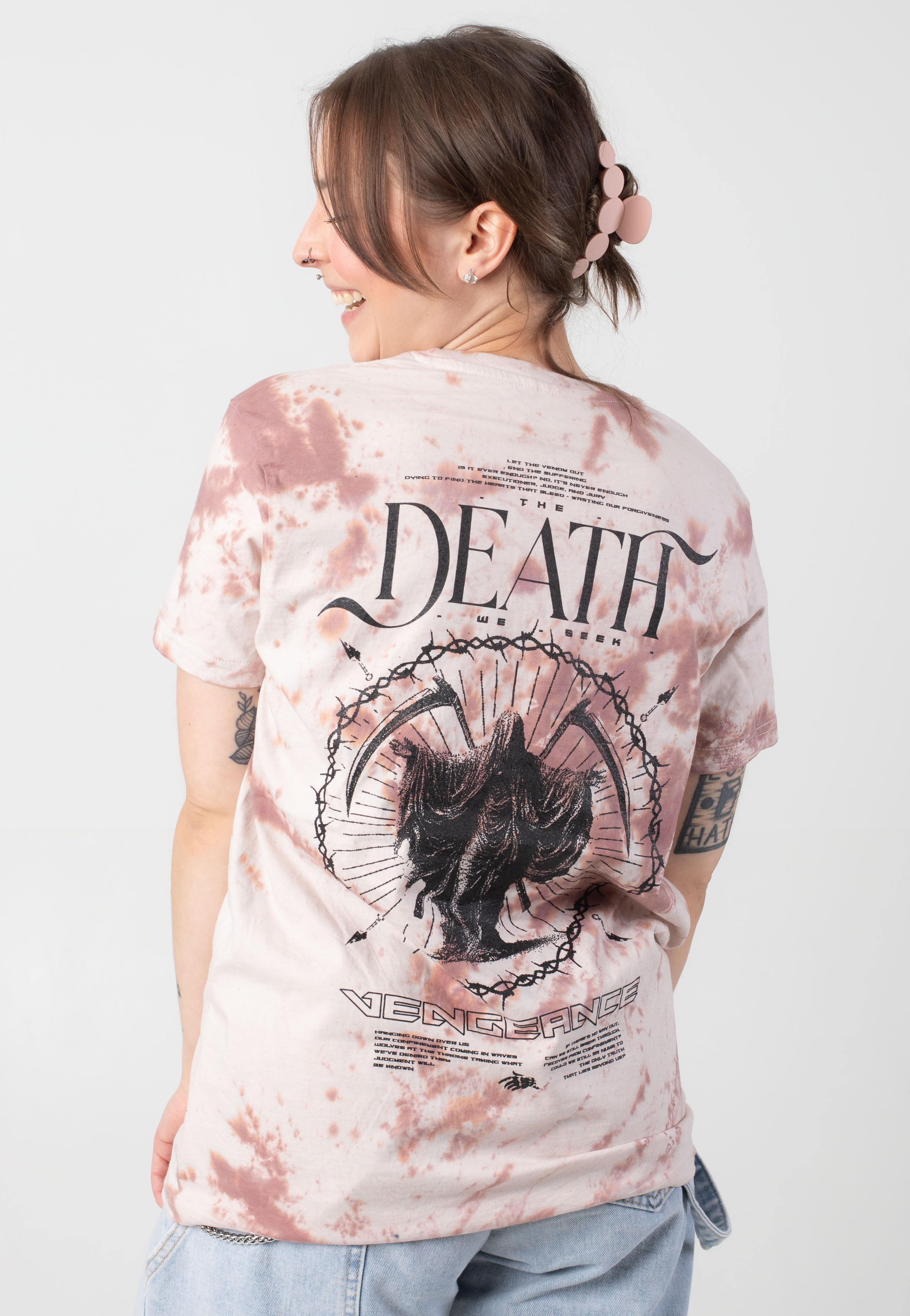 Currents - Vengeance Cream Tie Dye - T-Shirt | Women-Image