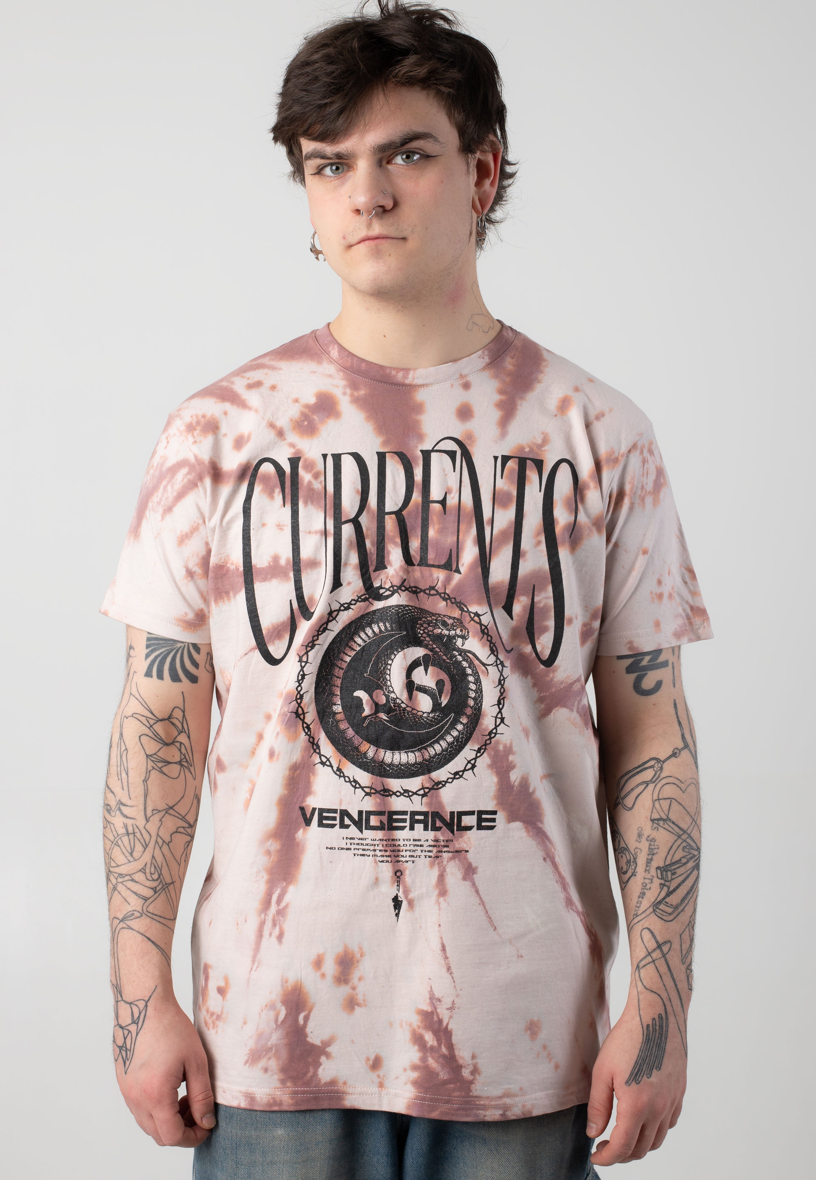 Currents - Vengeance Cream Tie Dye - T-Shirt | Men-Image