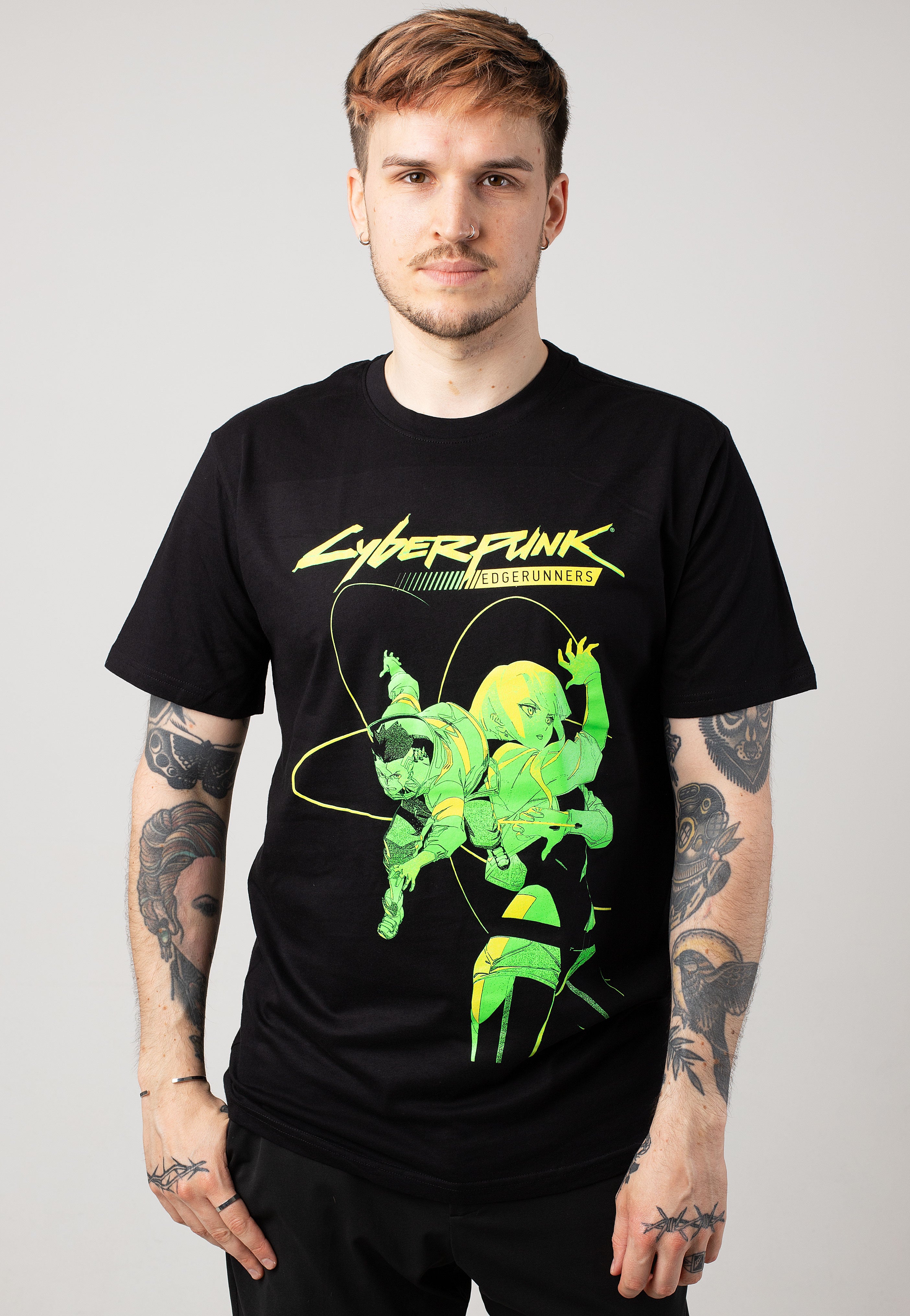 Cyberpunk: Edgerunners - David And Lucy Graphic - T-Shirt | Men-Image