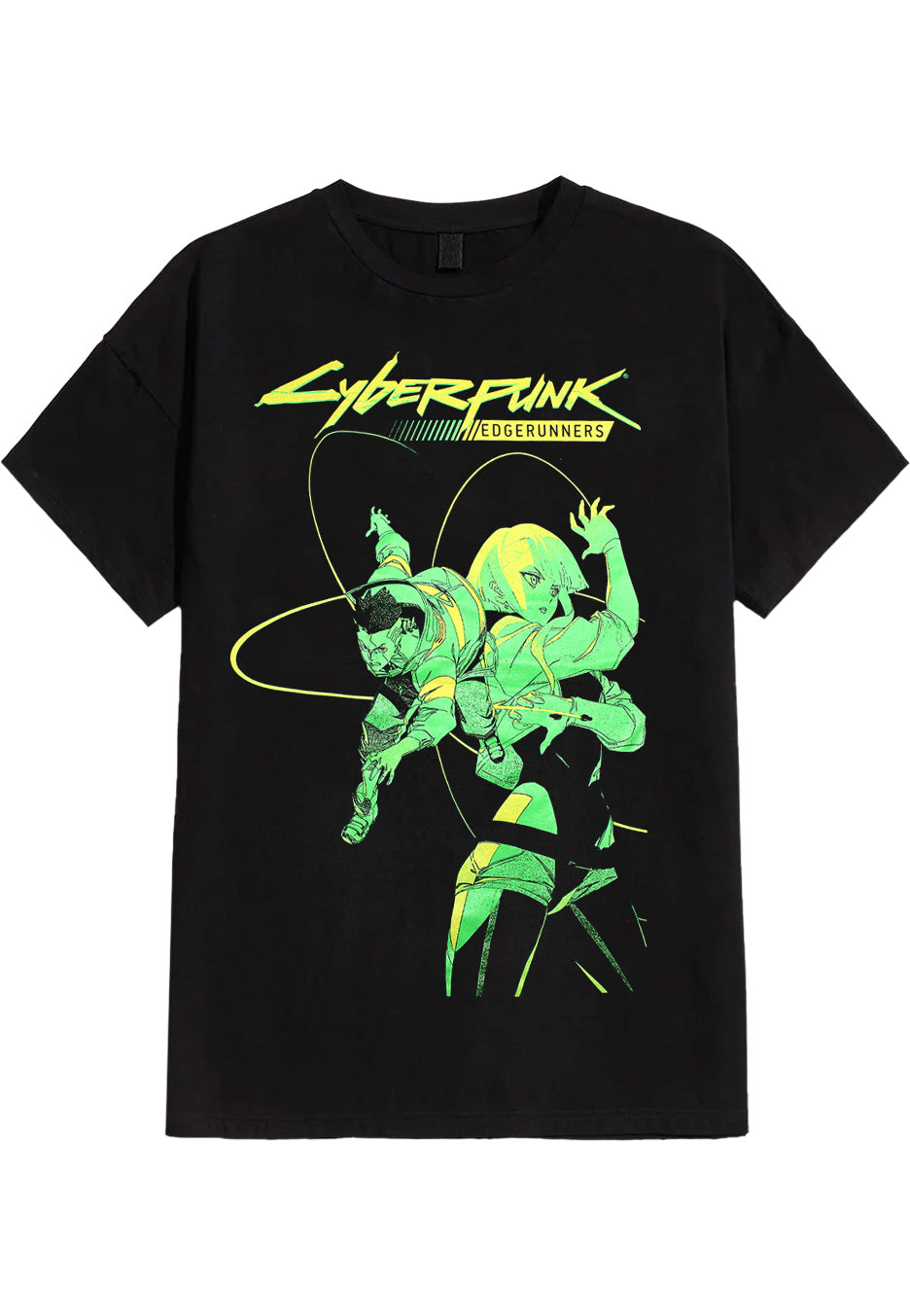 Cyberpunk: Edgerunners - David And Lucy Graphic - T-Shirt | Neutral-Image