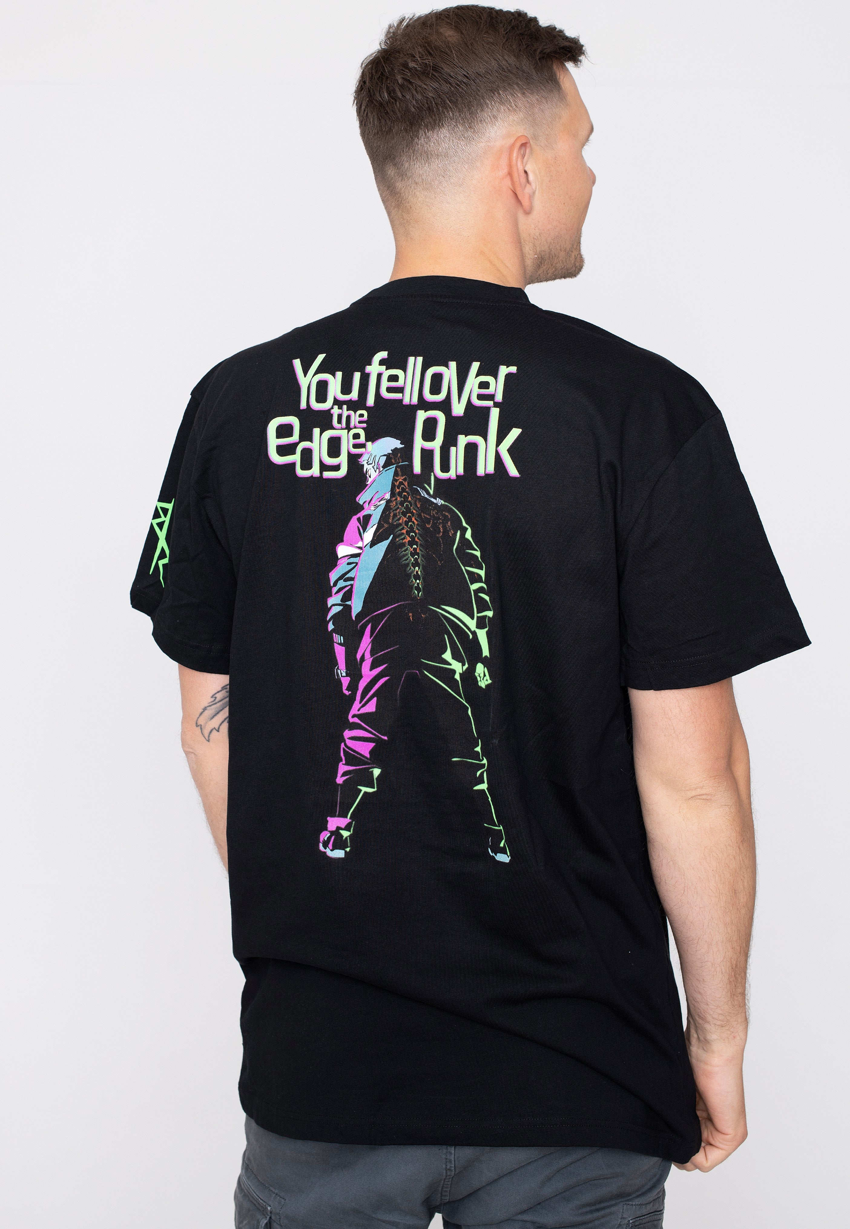 Cyberpunk: Edgerunners - Neon Punk Oversize - T-Shirt | Men-Image