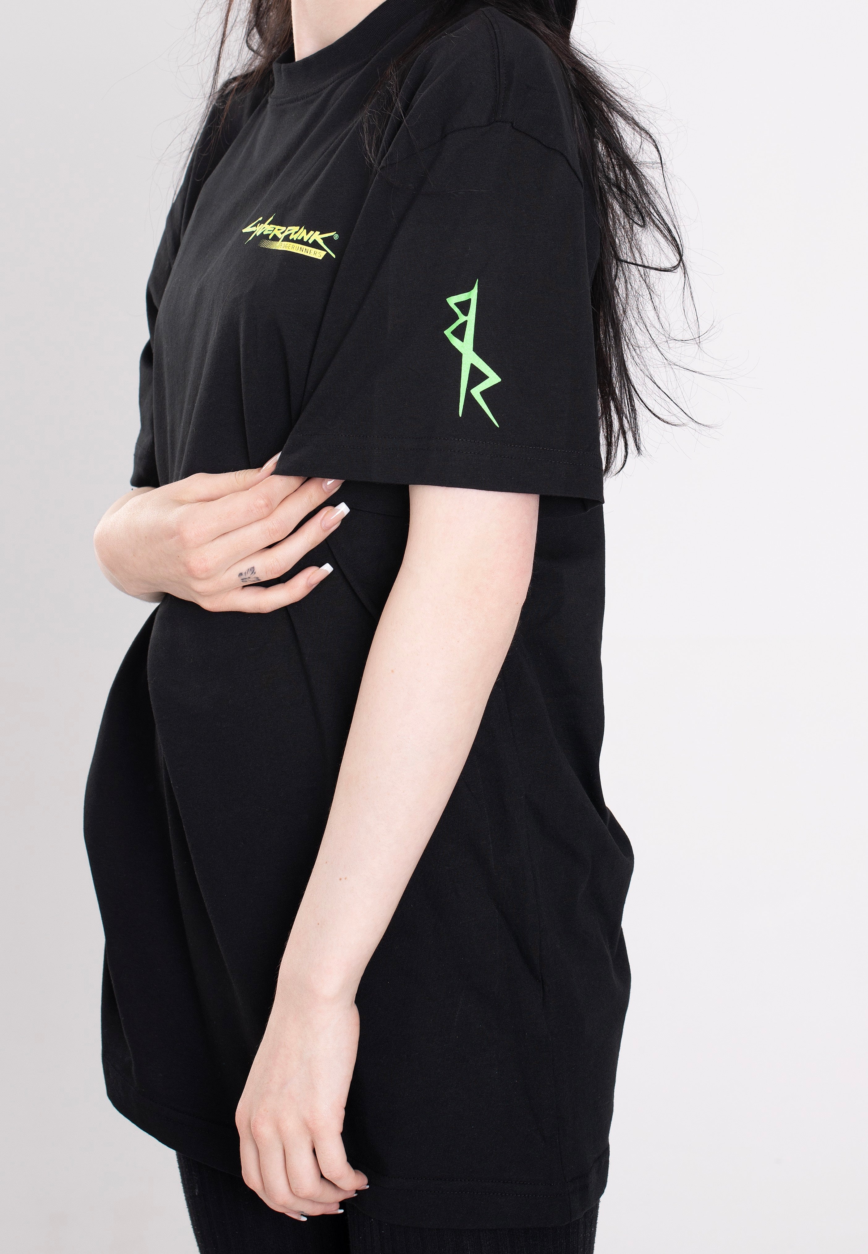 Cyberpunk: Edgerunners - Neon Punk Oversize - T-Shirt | Women-Image