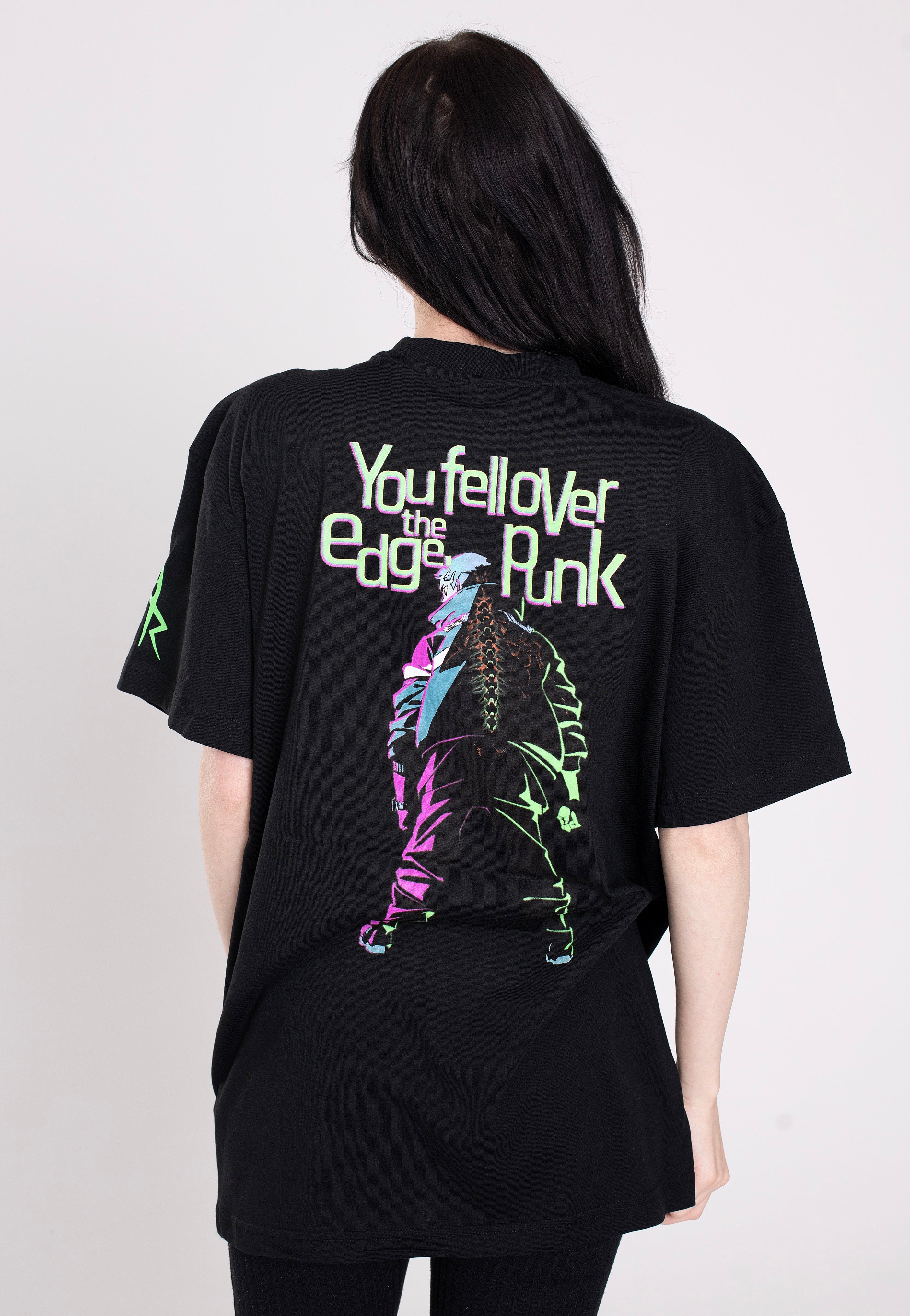 Cyberpunk: Edgerunners - Neon Punk Oversize - T-Shirt | Women-Image