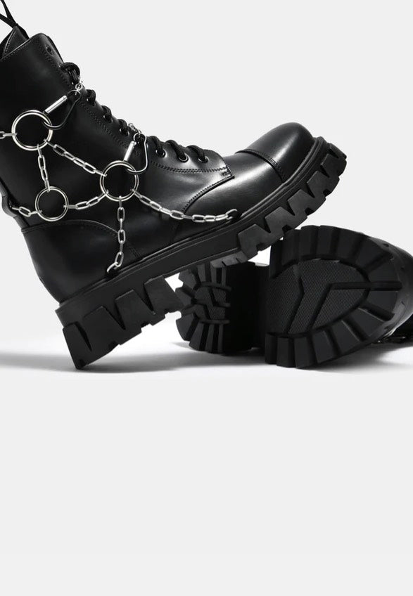 Koi Footwear - Cyrus Chain Black - Girl Shoes | Women-Image