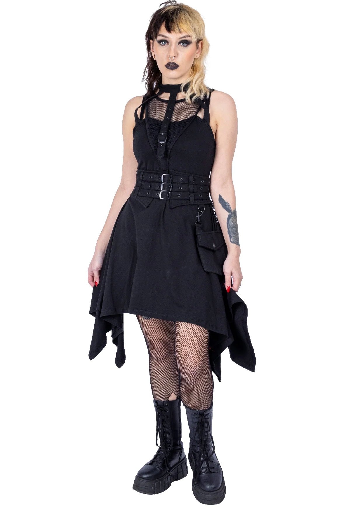 Poizen Industries - Morrigan Black - Dress | Women-Image