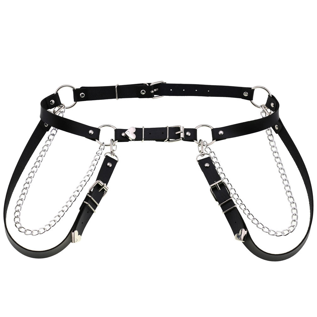 Bullet69 - Love Heart Suspenders - Belt | Neutral-Image