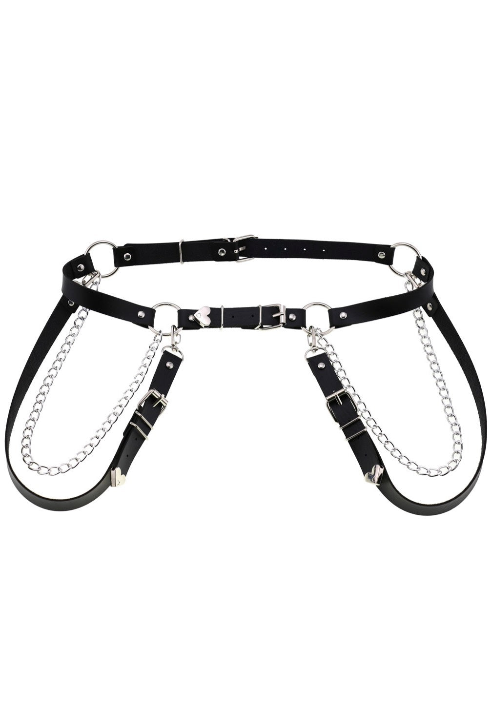 Bullet69 - Love Heart Suspenders - Belt | Neutral-Image