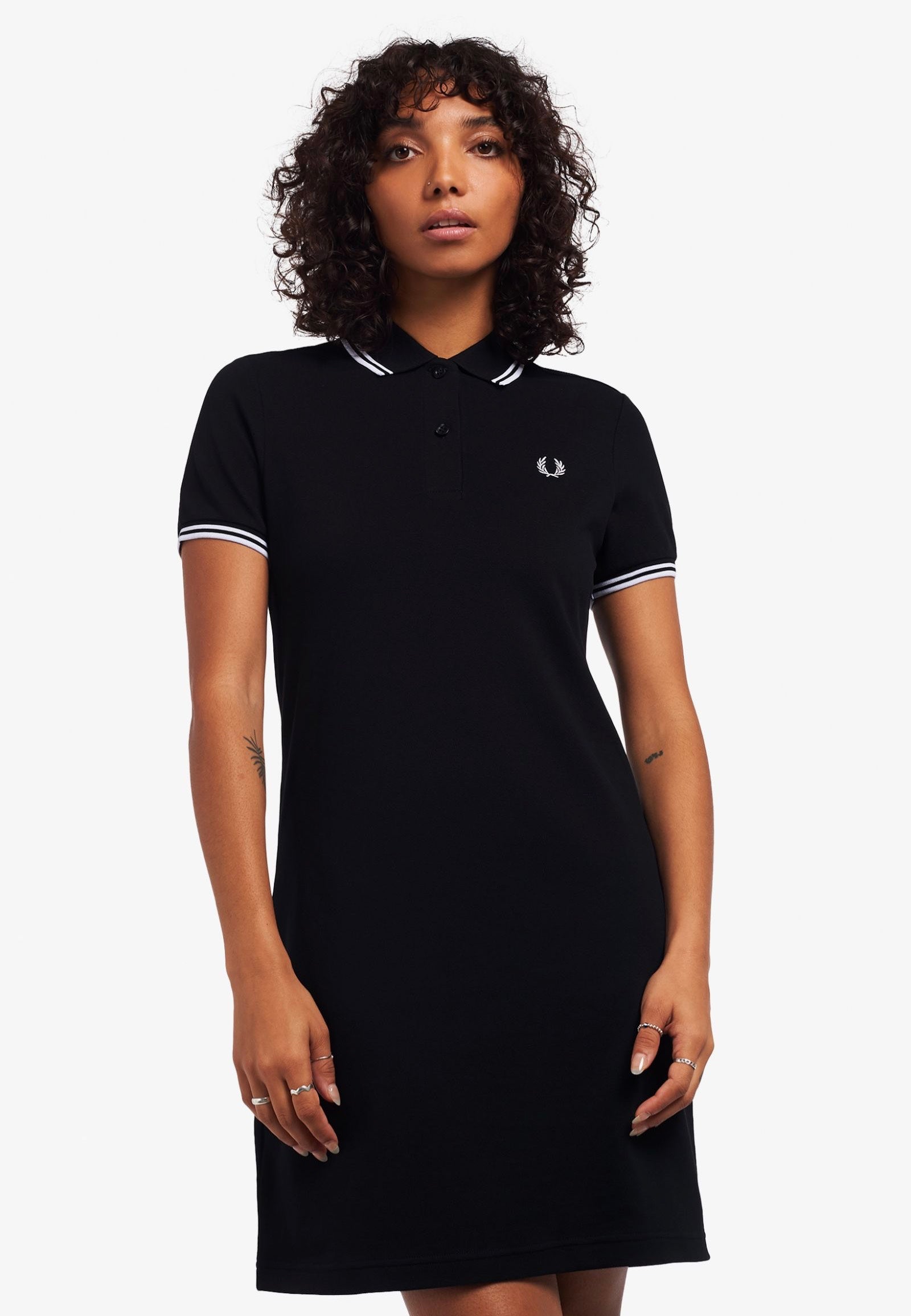 Fred Perry - Twin Tipped Fred Perry Black - Dress | Women-Image