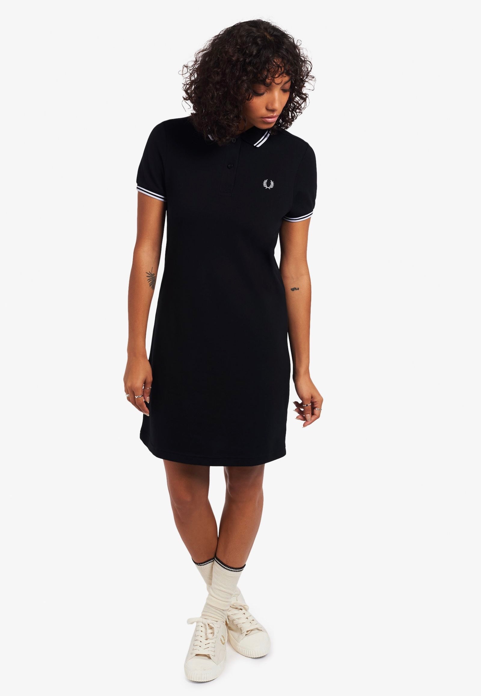 Fred Perry - Twin Tipped Fred Perry Black - Dress | Women-Image