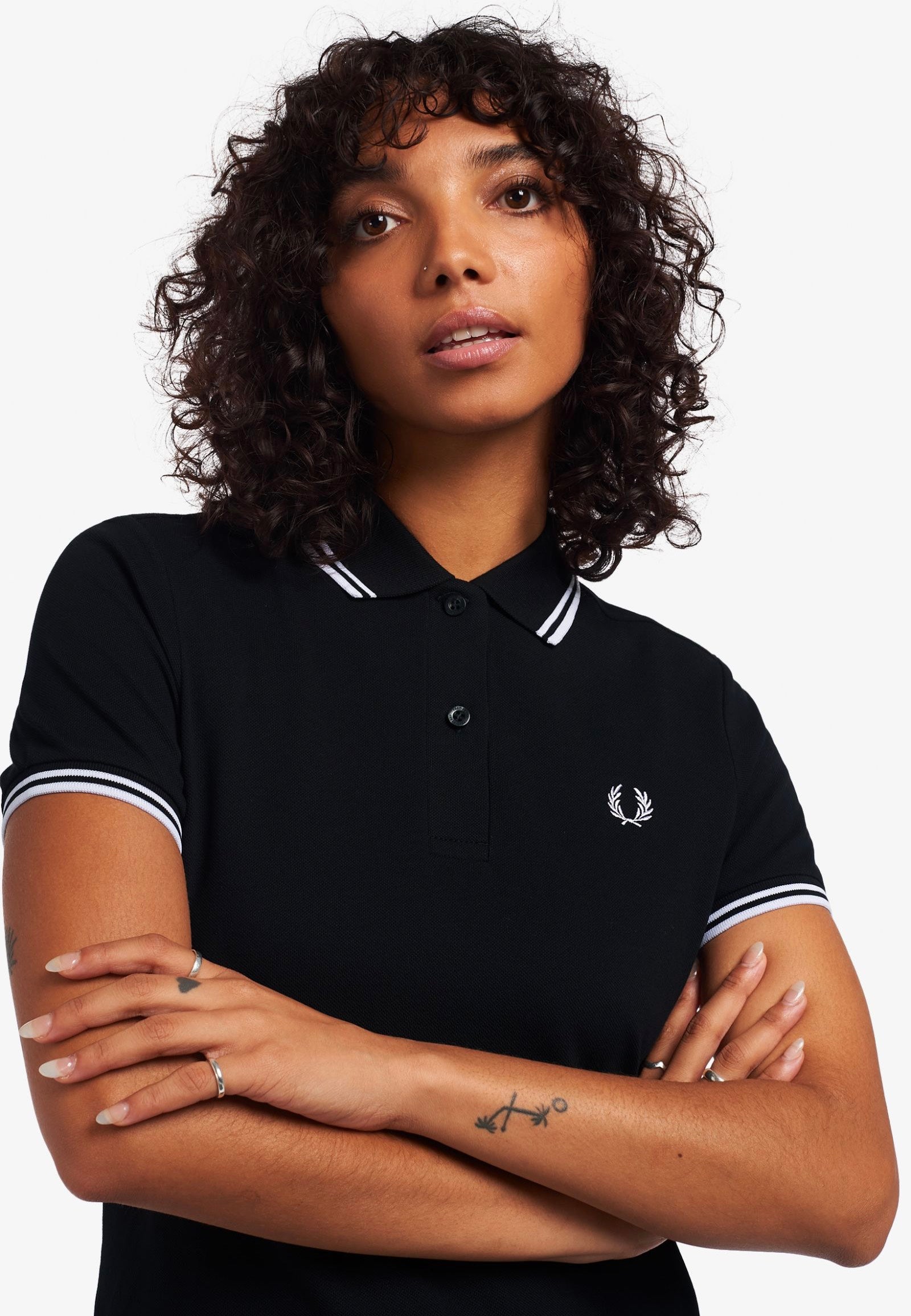 Fred Perry - Twin Tipped Fred Perry Black - Dress | Women-Image