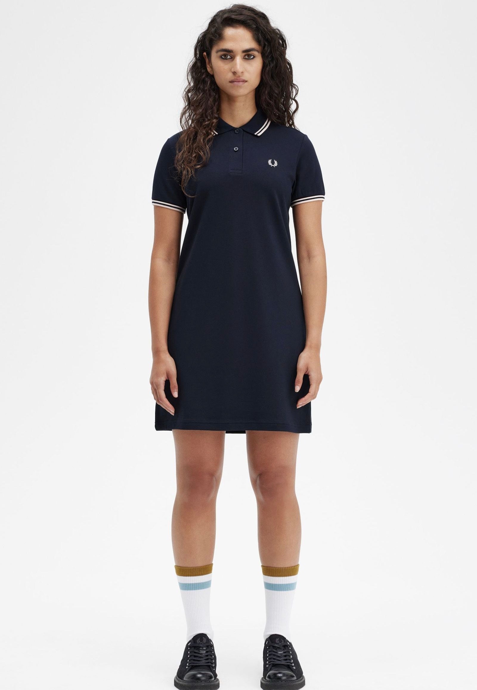 Fred Perry - Twin Tipped Navy/Silky Peach/Silky Peach - Dress | Women-Image