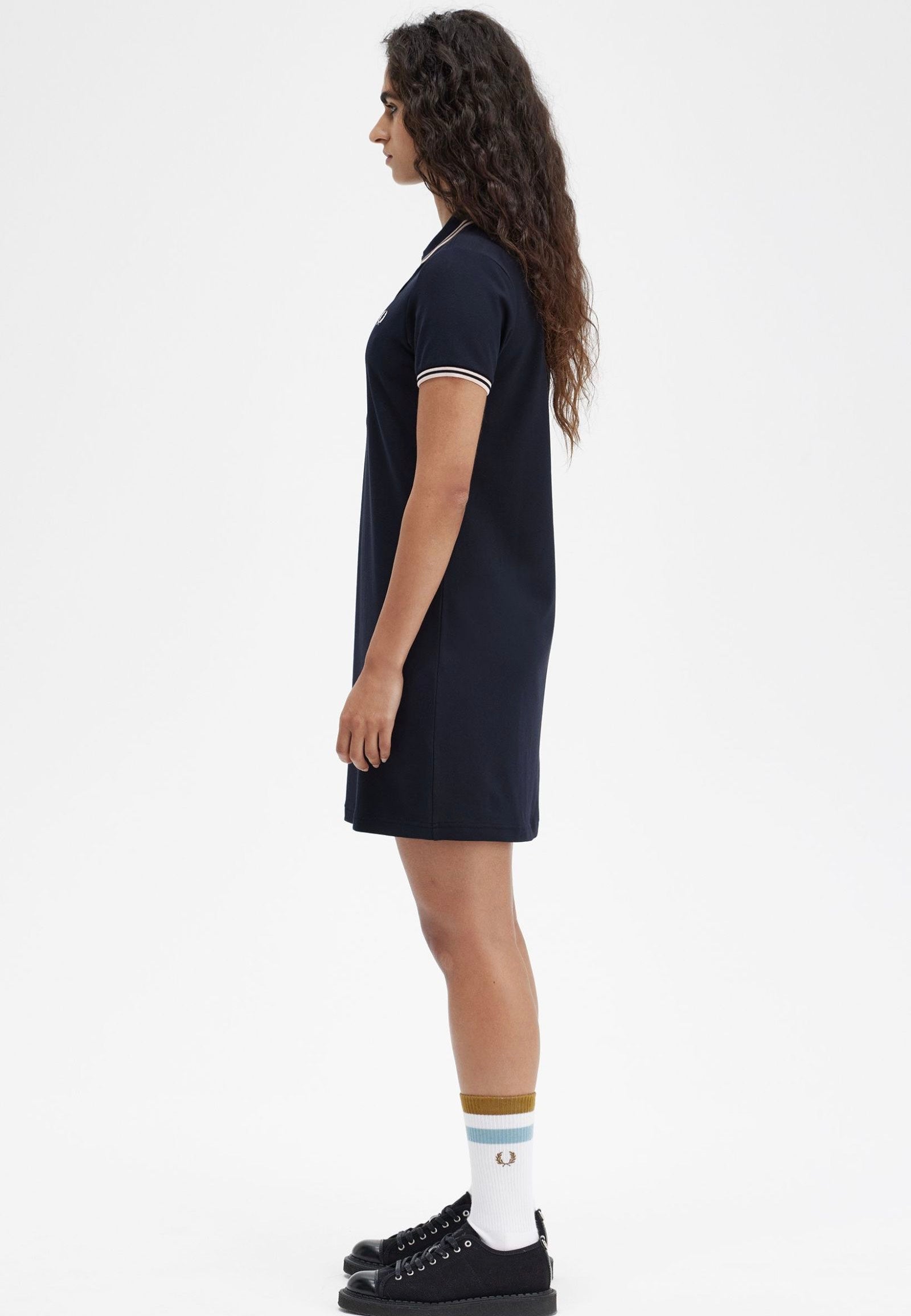 Fred Perry - Twin Tipped Navy/Silky Peach/Silky Peach - Dress | Women-Image