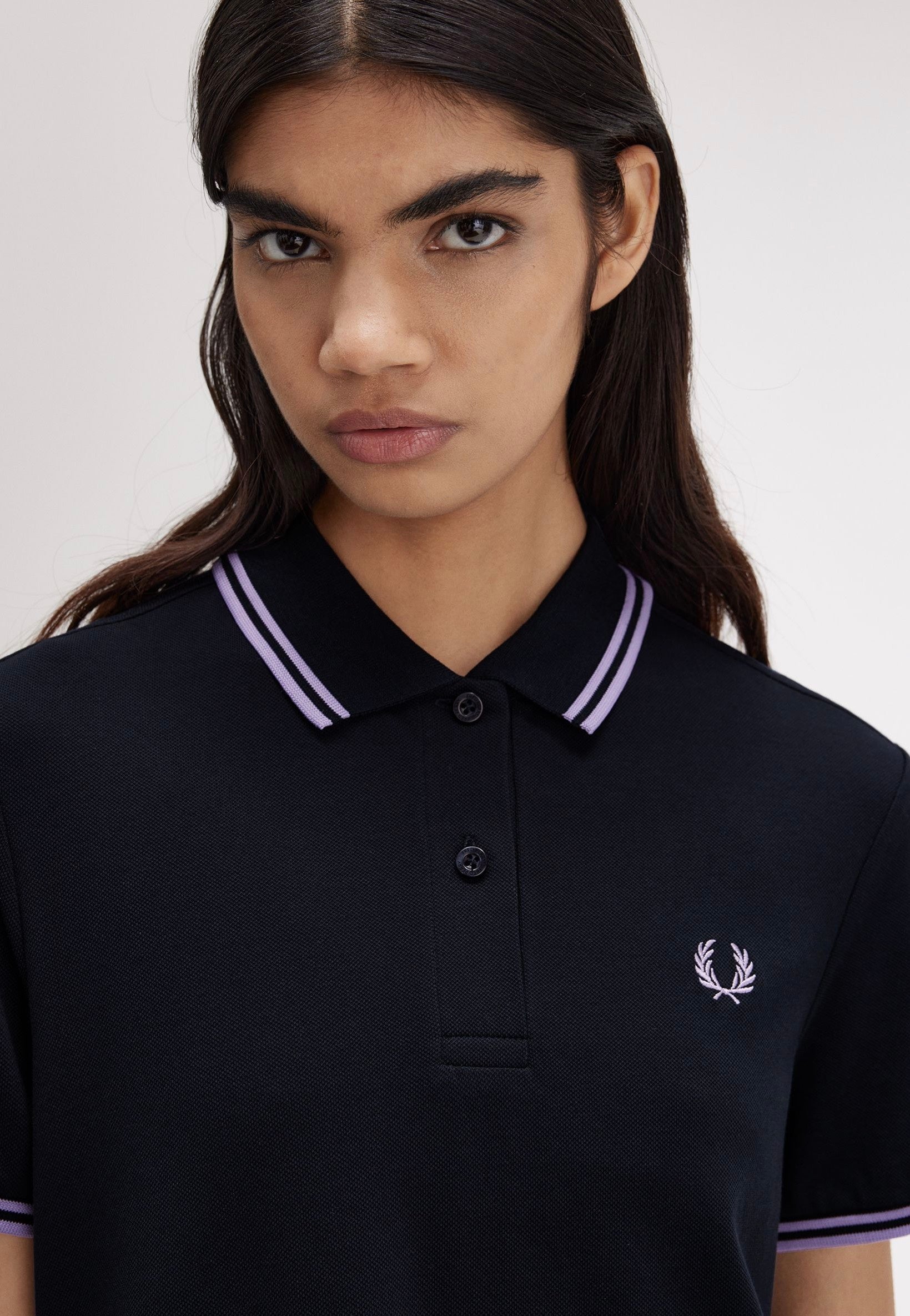 Fred Perry - Twin Tipped Navy/Ultra Violet/Ultra Violet - Dress | Women-Image