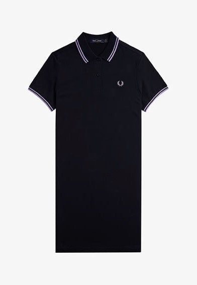 Fred Perry - Twin Tipped Navy/Ultra Violet/Ultra Violet - Dress | Women-Image