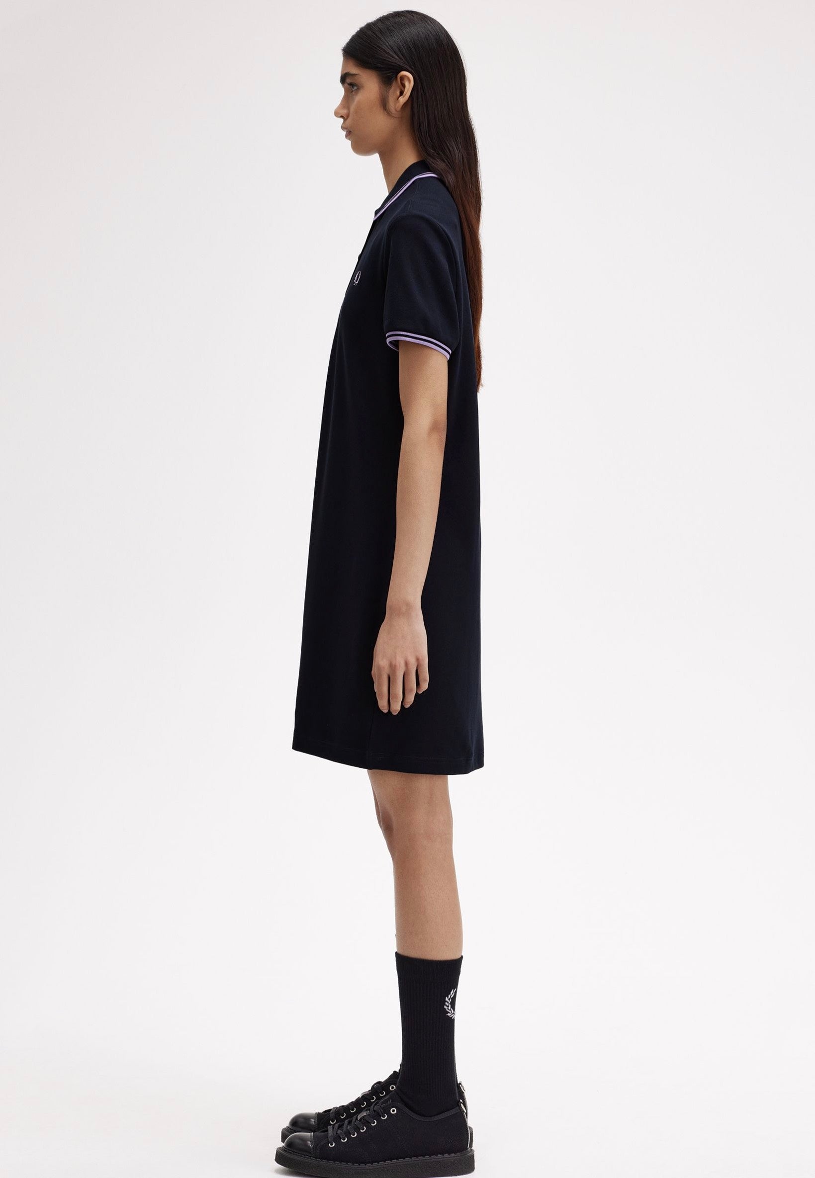 Fred Perry - Twin Tipped Navy/Ultra Violet/Ultra Violet - Dress | Women-Image