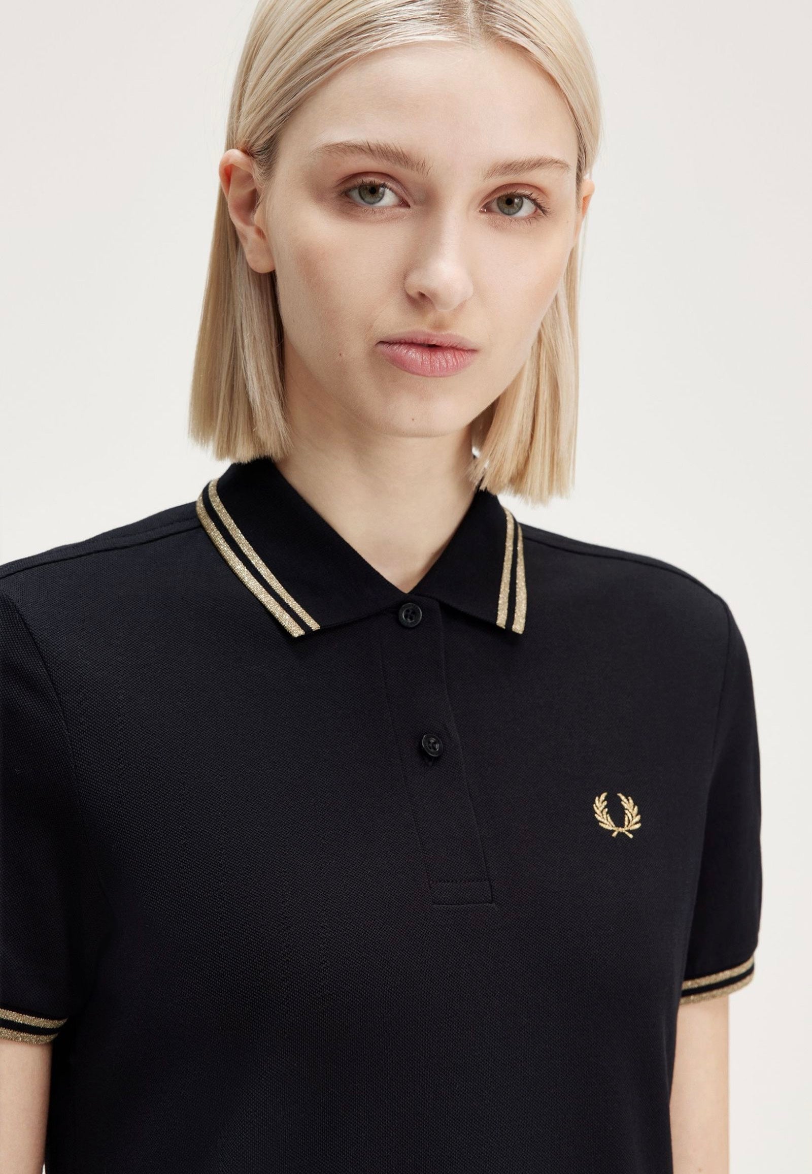 Fred Perry - Twin Tipped Black/Mtalicgold - Dress | Women-Image