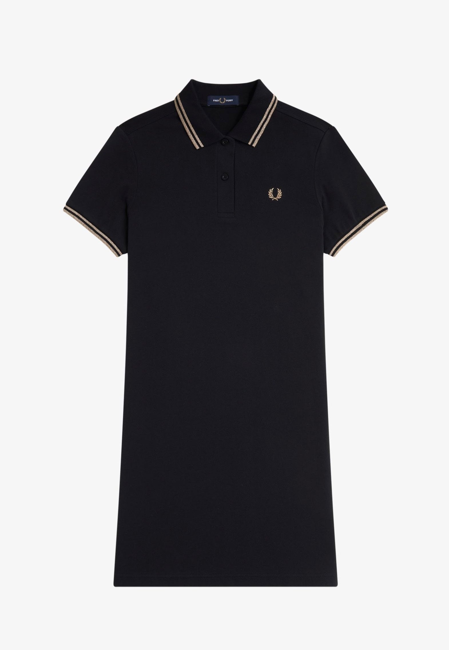 Fred Perry - Twin Tipped Black/Mtalicgold - Dress | Women-Image