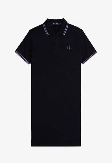 Fred Perry - Twin Tipped Black/Metallic Ultra Violet/Metallic Ultra Violet - Dress | Women-Image