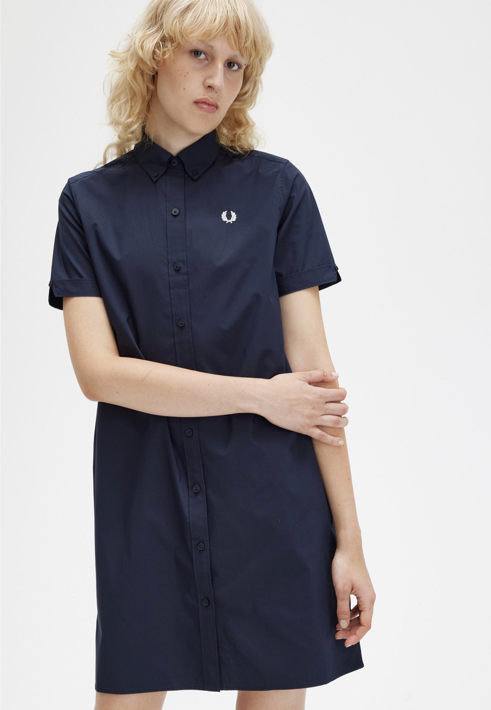 Fred Perry - Shirt Navy - Dress | Women-Image