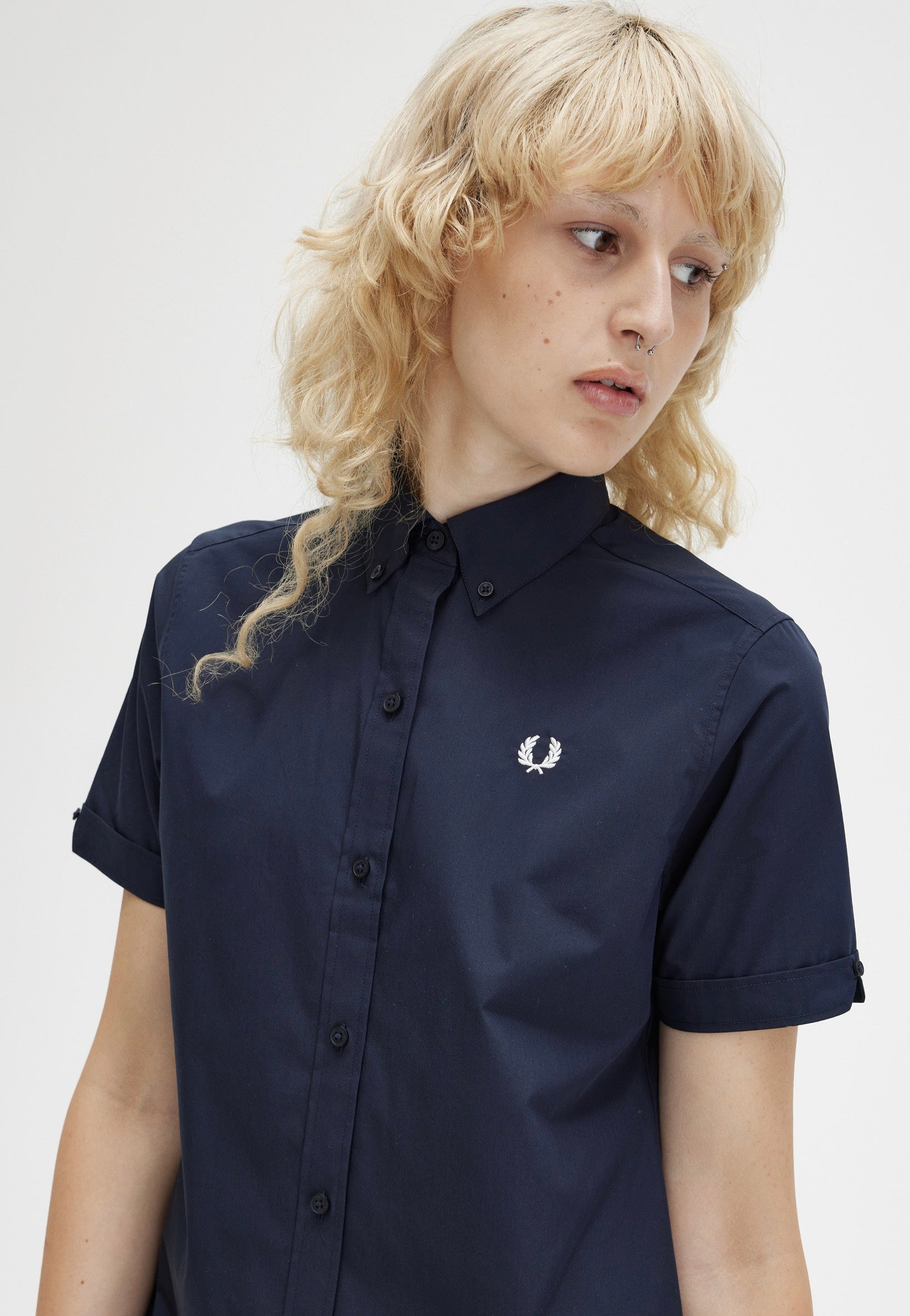 Fred Perry - Shirt Navy - Dress | Women-Image