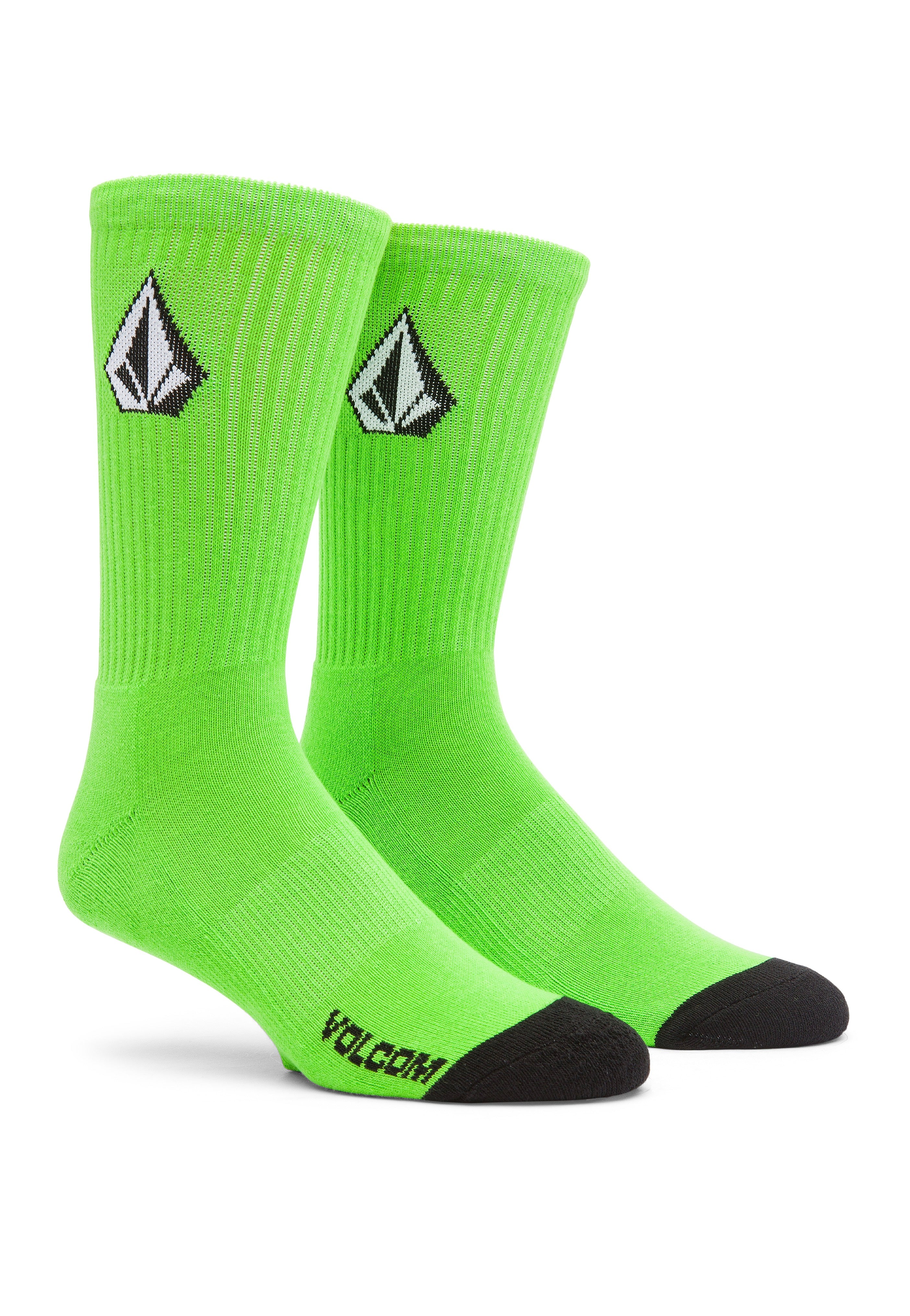 Volcom - Full Stone Pack Of 3 Stone Blue - Socks | Neutral-Image