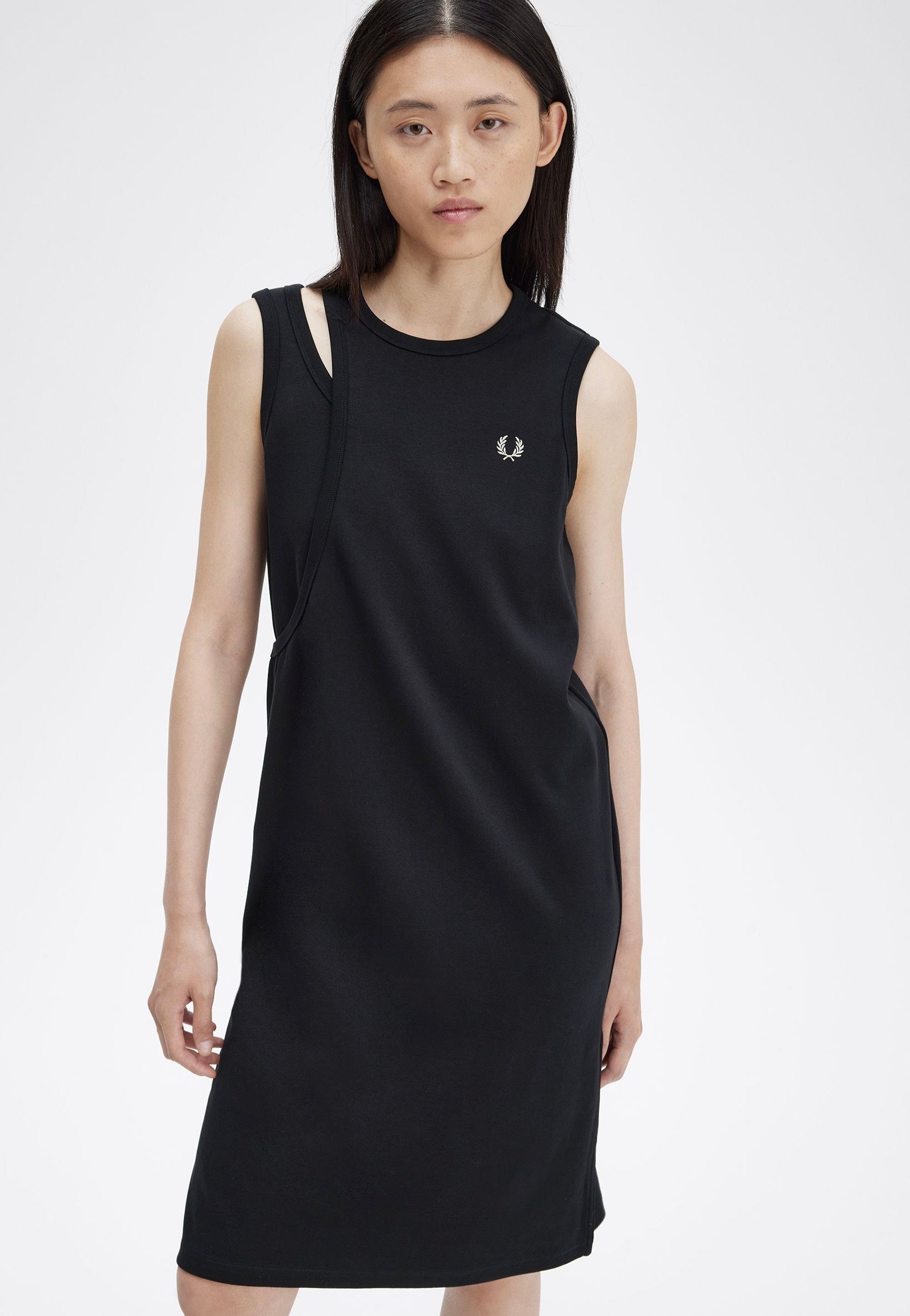 Fred Perry - Layered Ringer Black - Dress | Women-Image