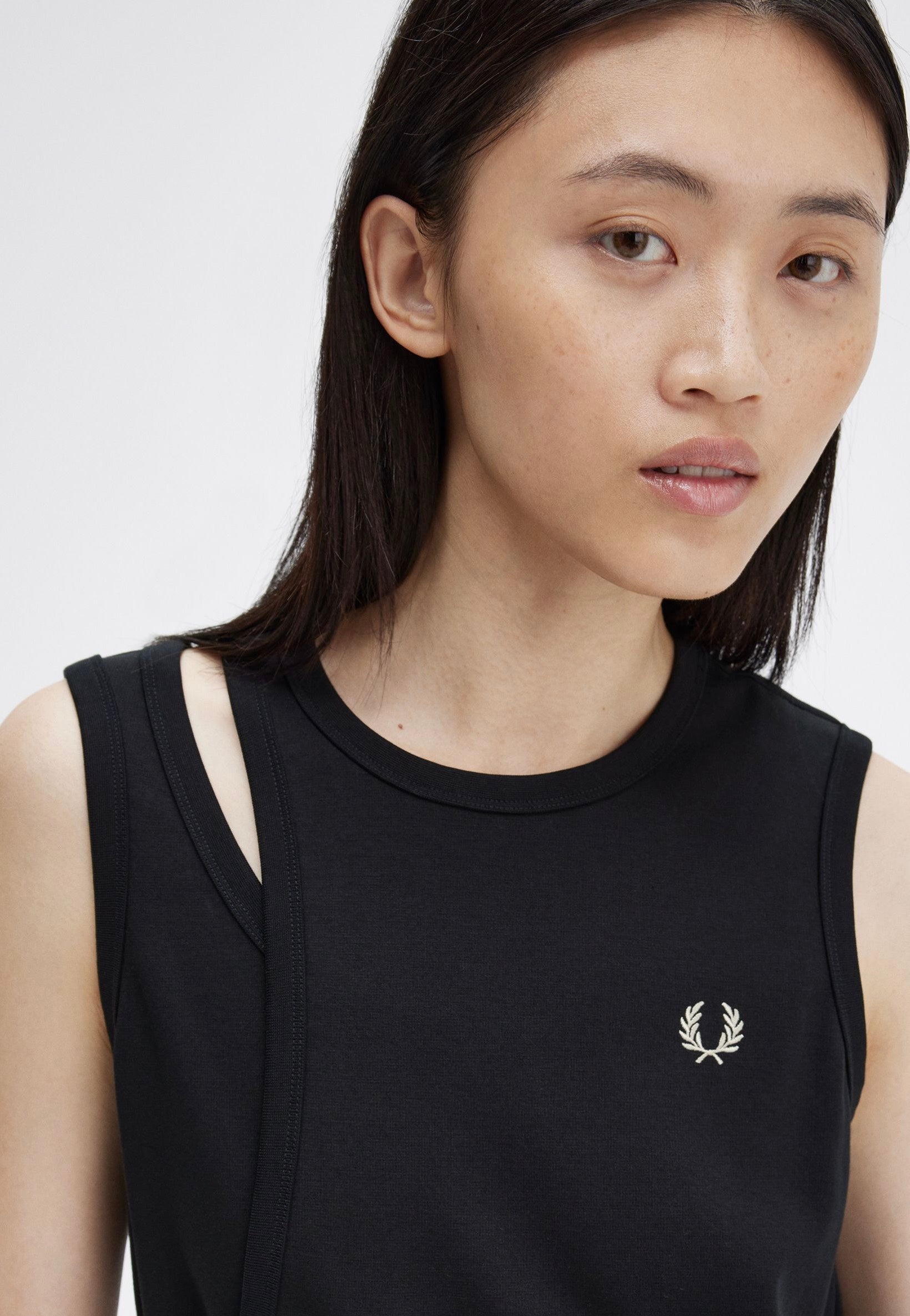 Fred Perry - Layered Ringer Black - Dress | Women-Image