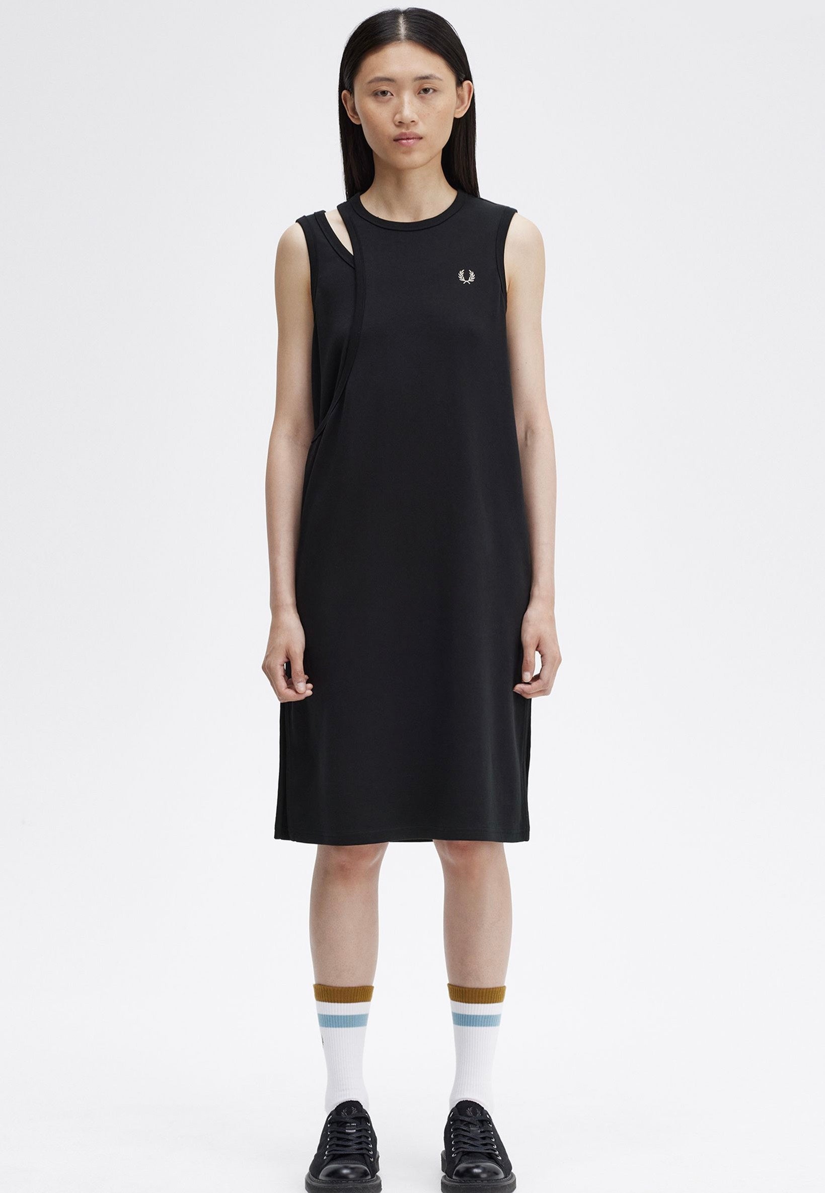 Fred Perry - Layered Ringer Black - Dress | Women-Image