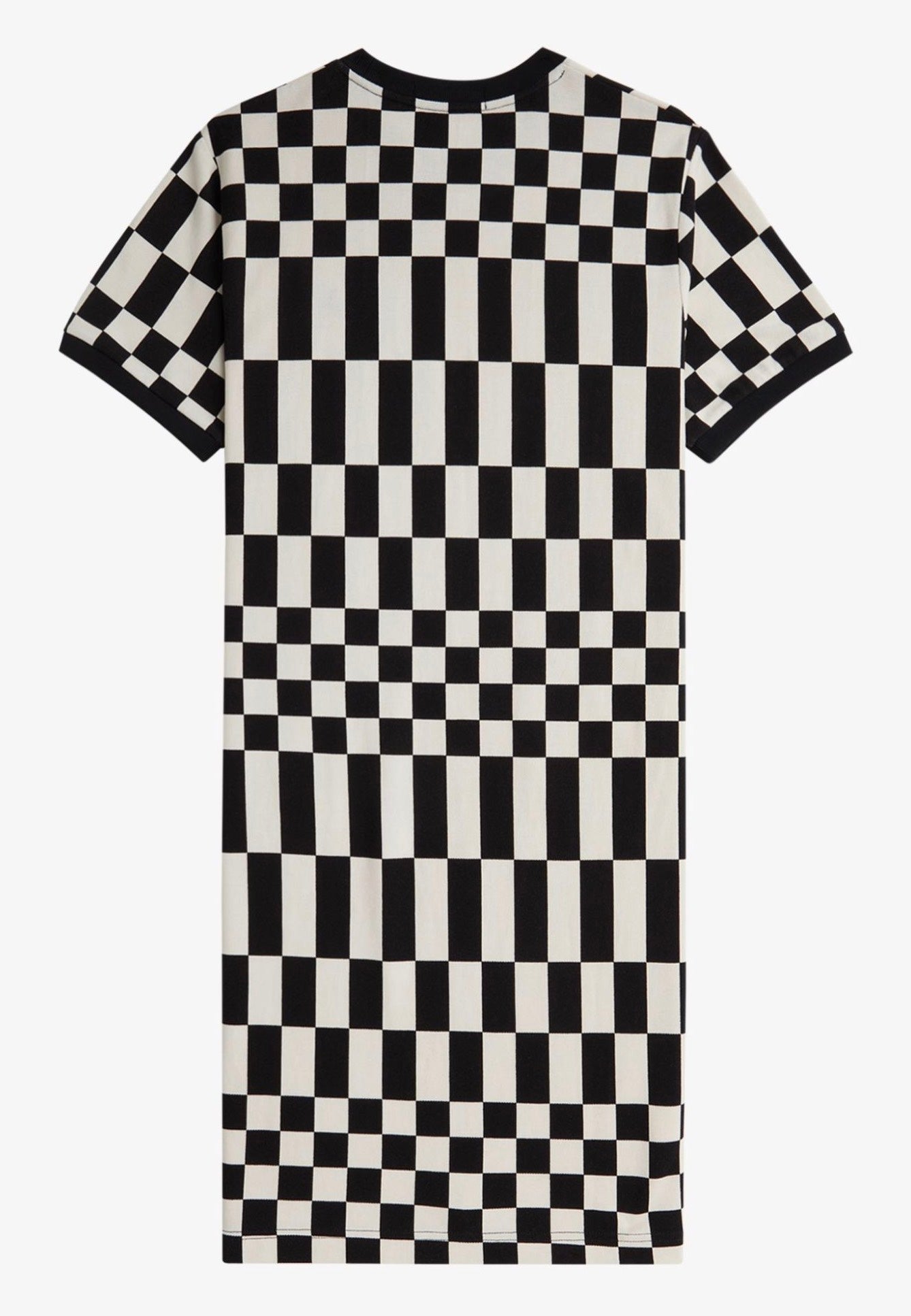 Fred Perry - Chequerboard Pqu Black - Dress | Women-Image