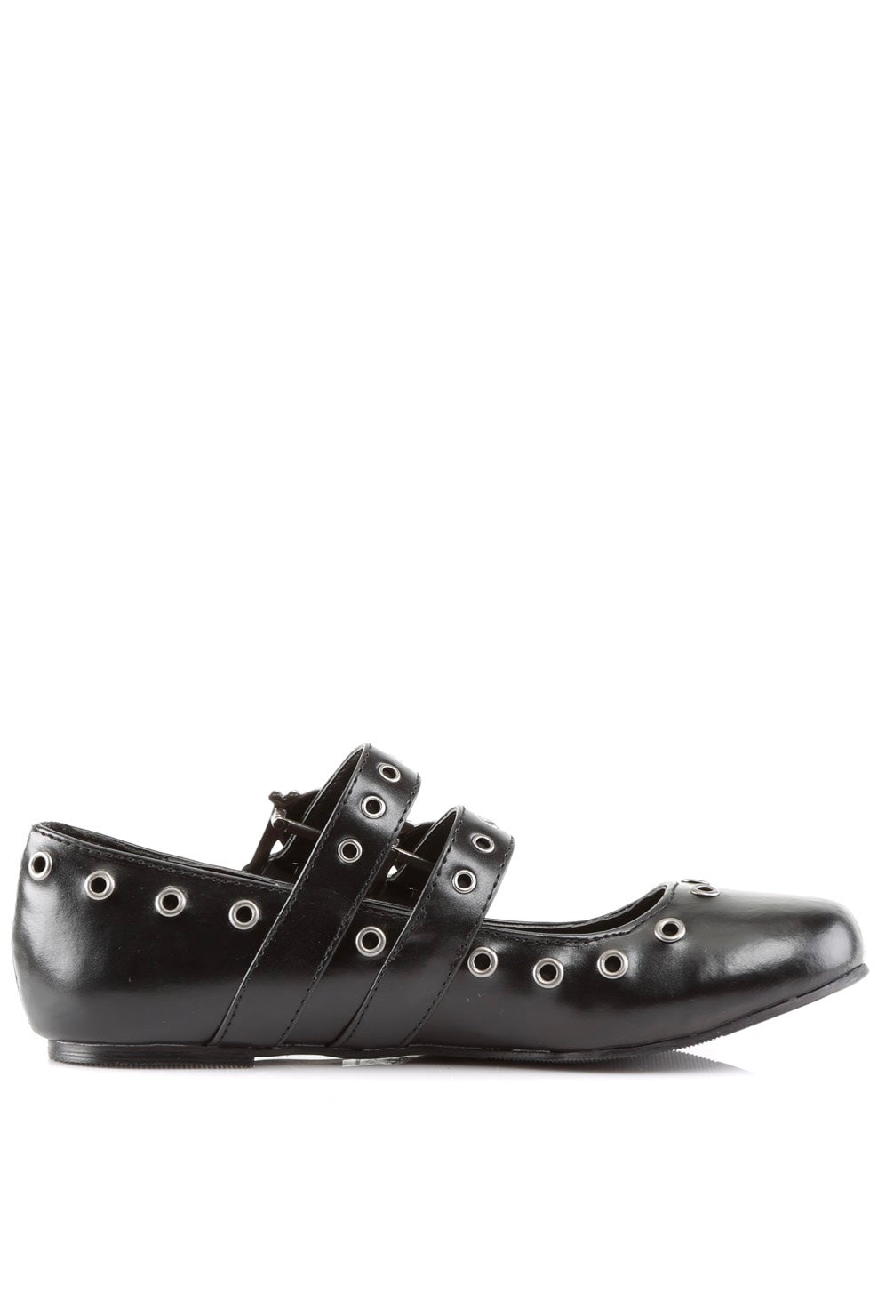 DemoniaCult - Daisy 03 Black Vegan Leather - Girl Shoes | Women-Image